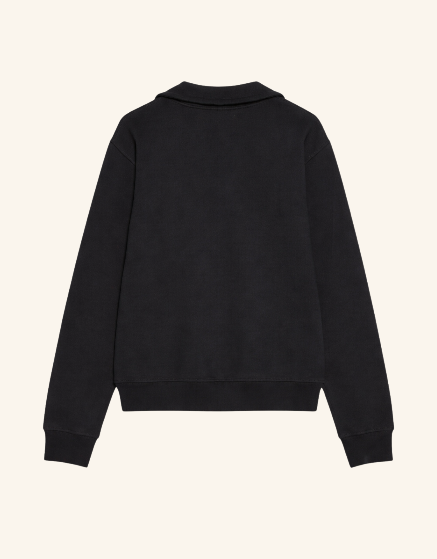 Oxford Unisex Quarter Zip - Washed Black