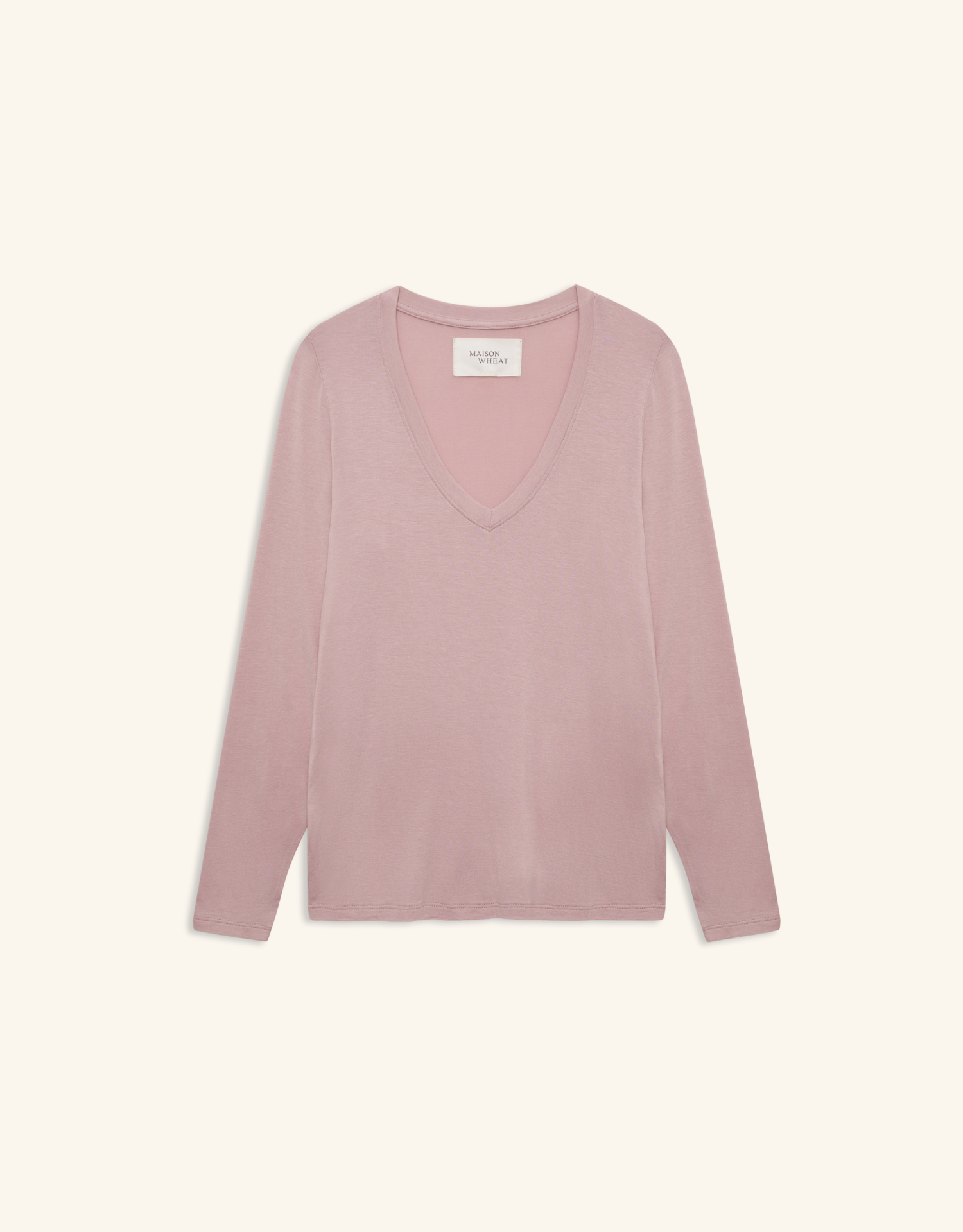 Memphis Long Sleeve V Neck Tee - Wildflower