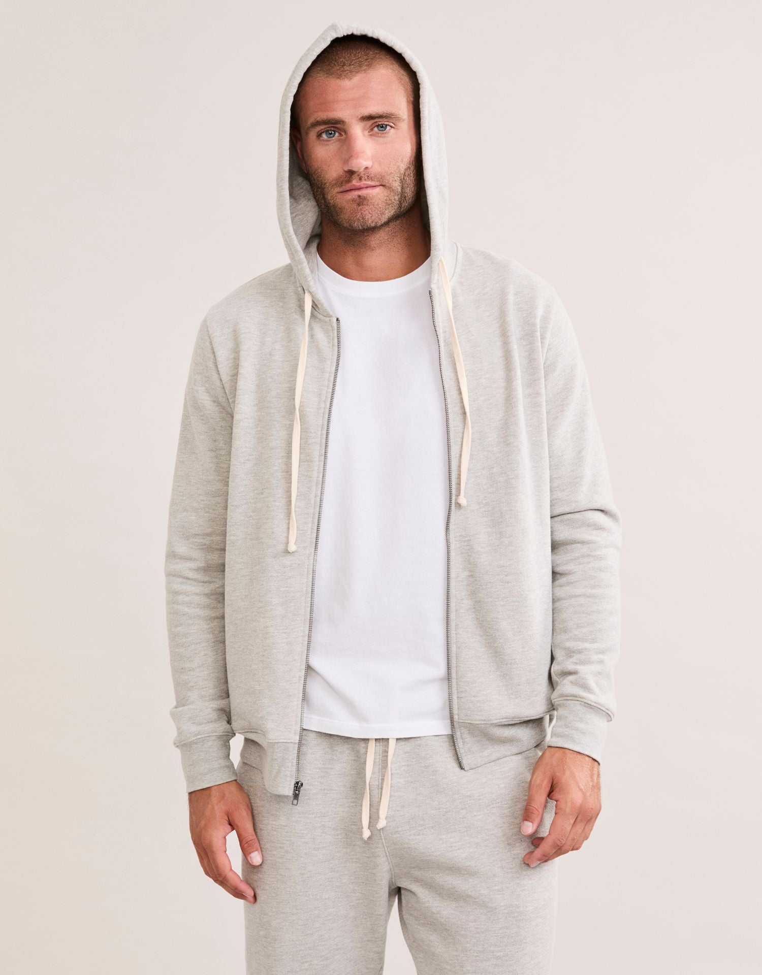 Georgetown Unisex Zip Hoodie - Heather Grey