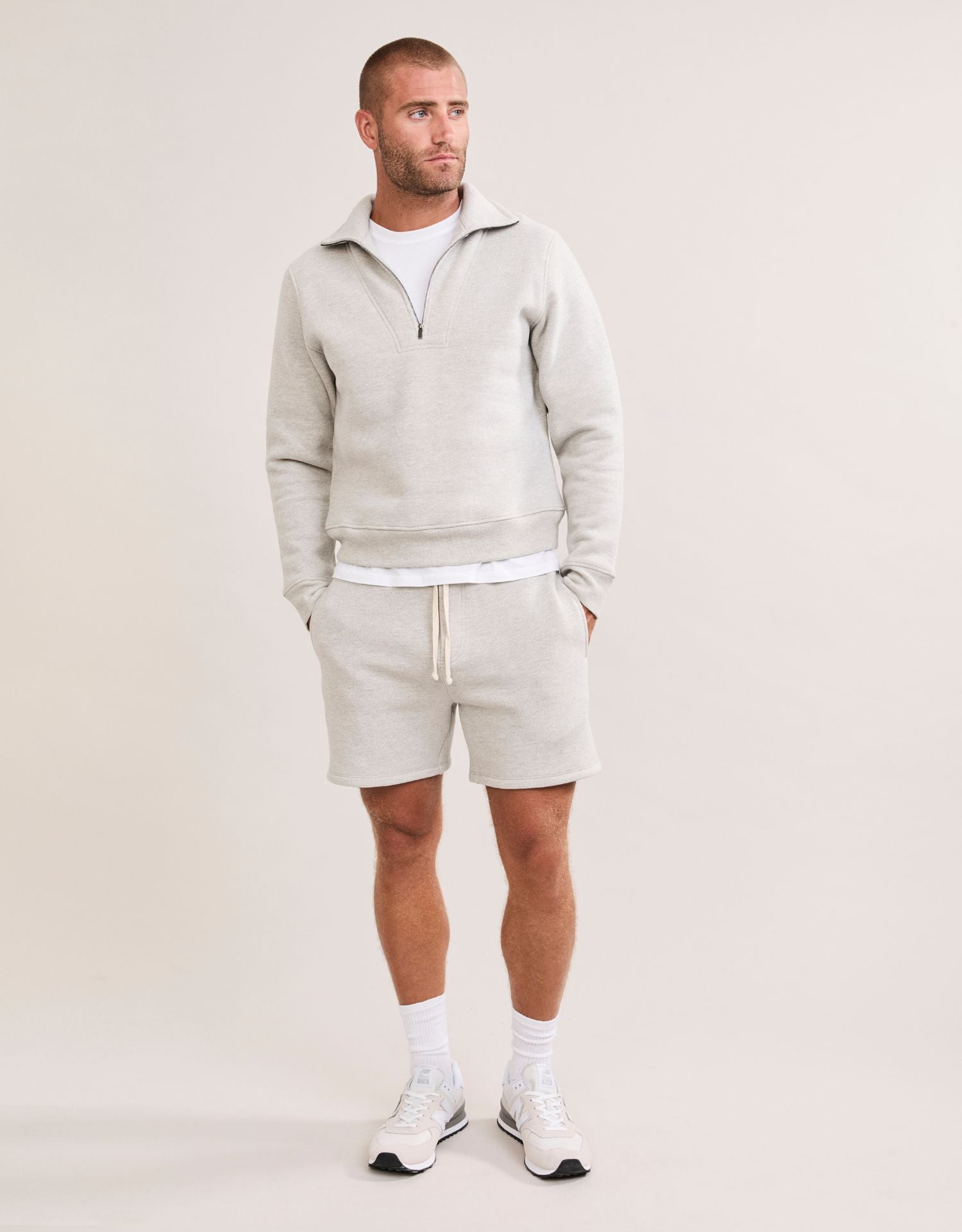 York Short - Heather Grey