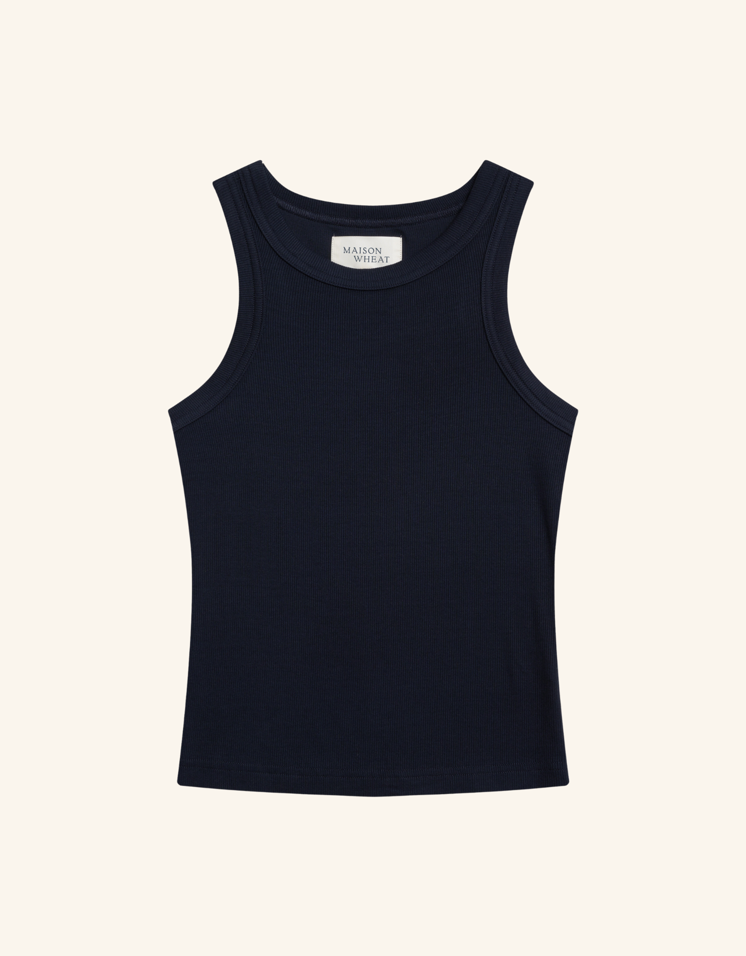 Knoxville Ribbed Tank - Navy