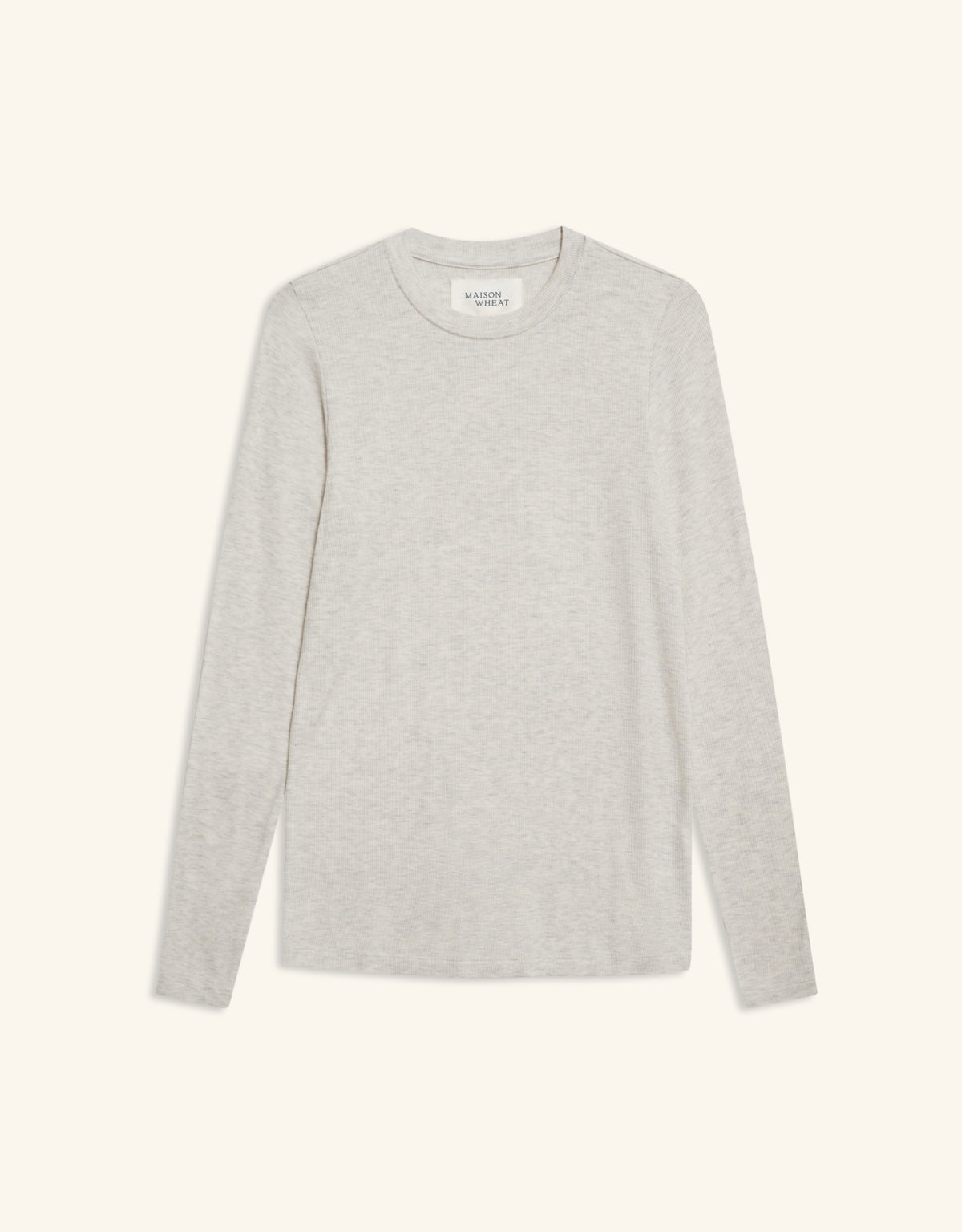 Chicago Ribbed Long Sleeve - Heather Ash