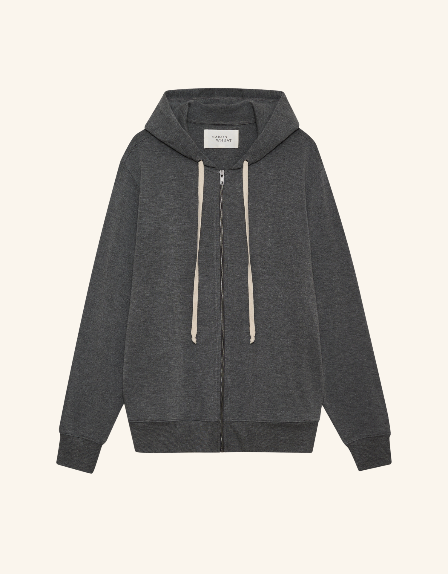 Richmond Unisex Zip Hoodie - Charcoal