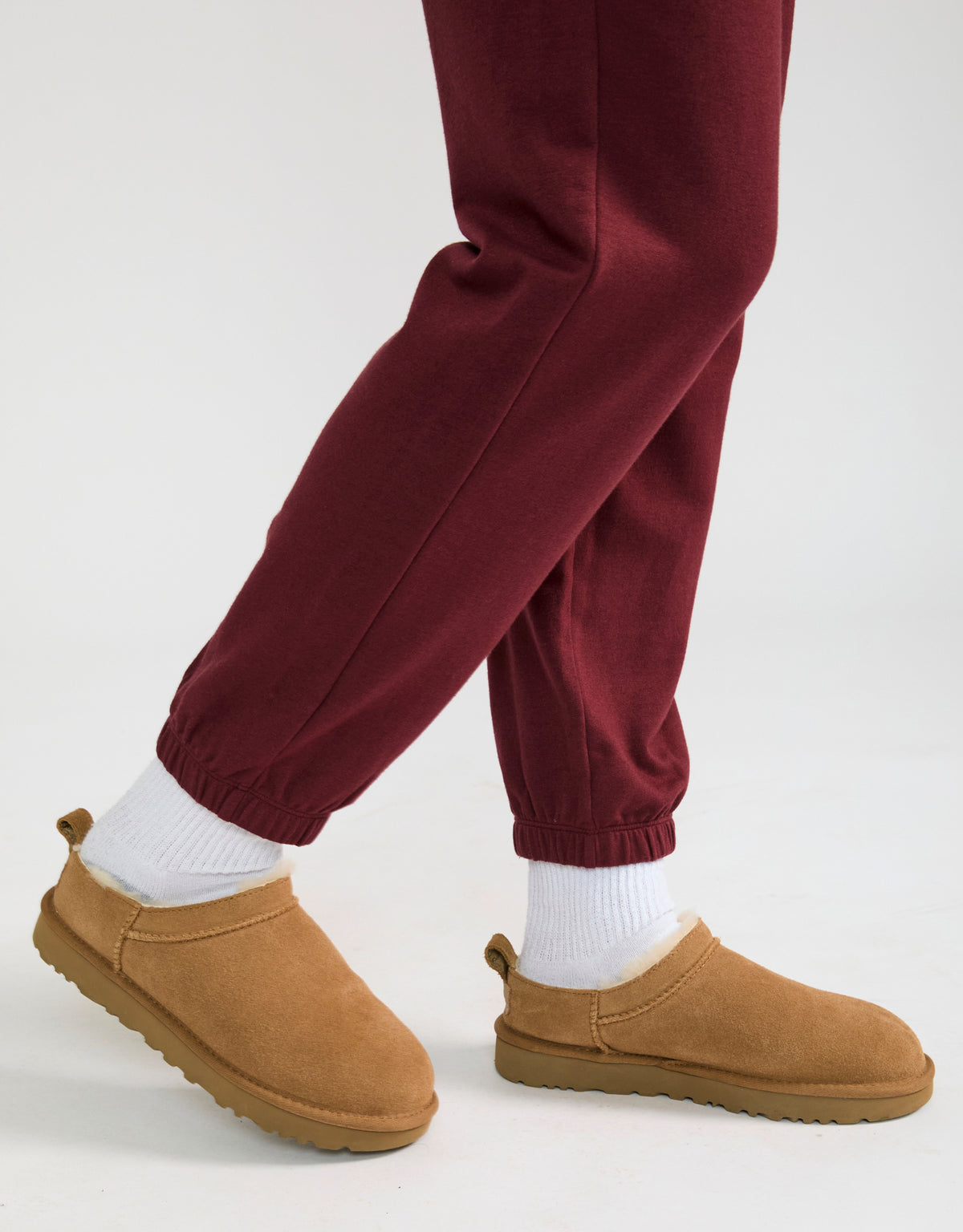 Alexandria Sweatpant - Garnet