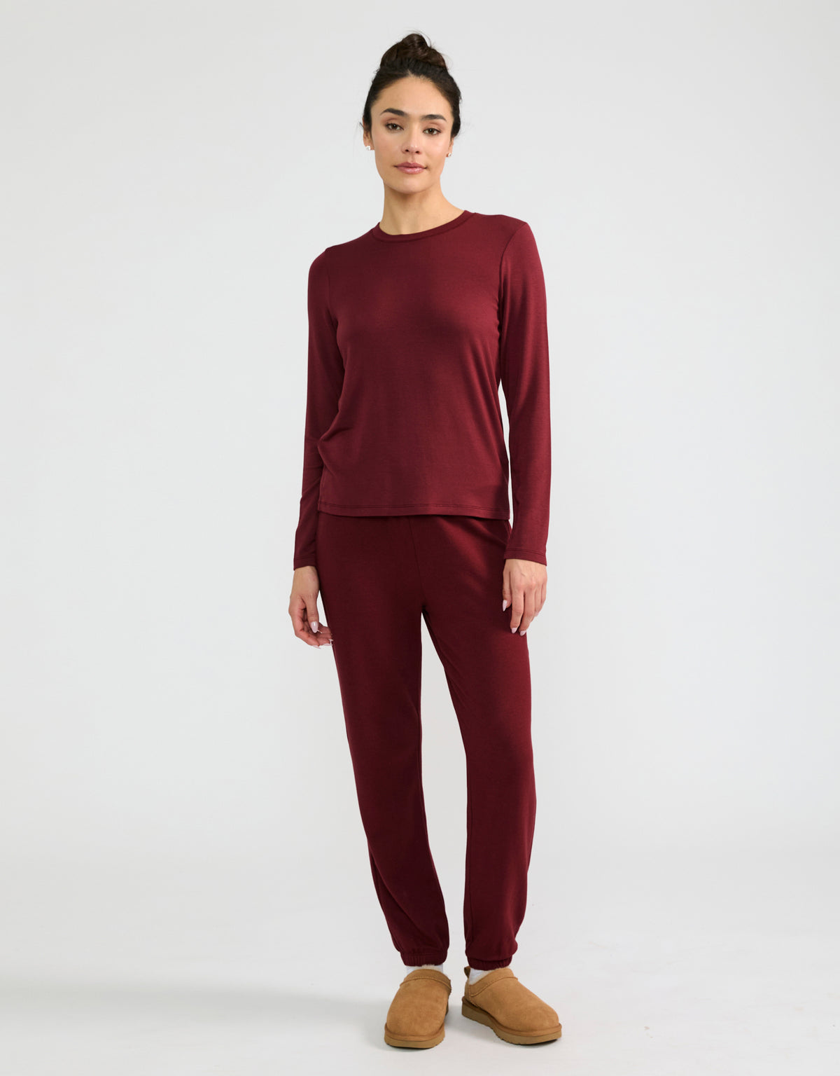 Alexandria Sweatpant - Garnet