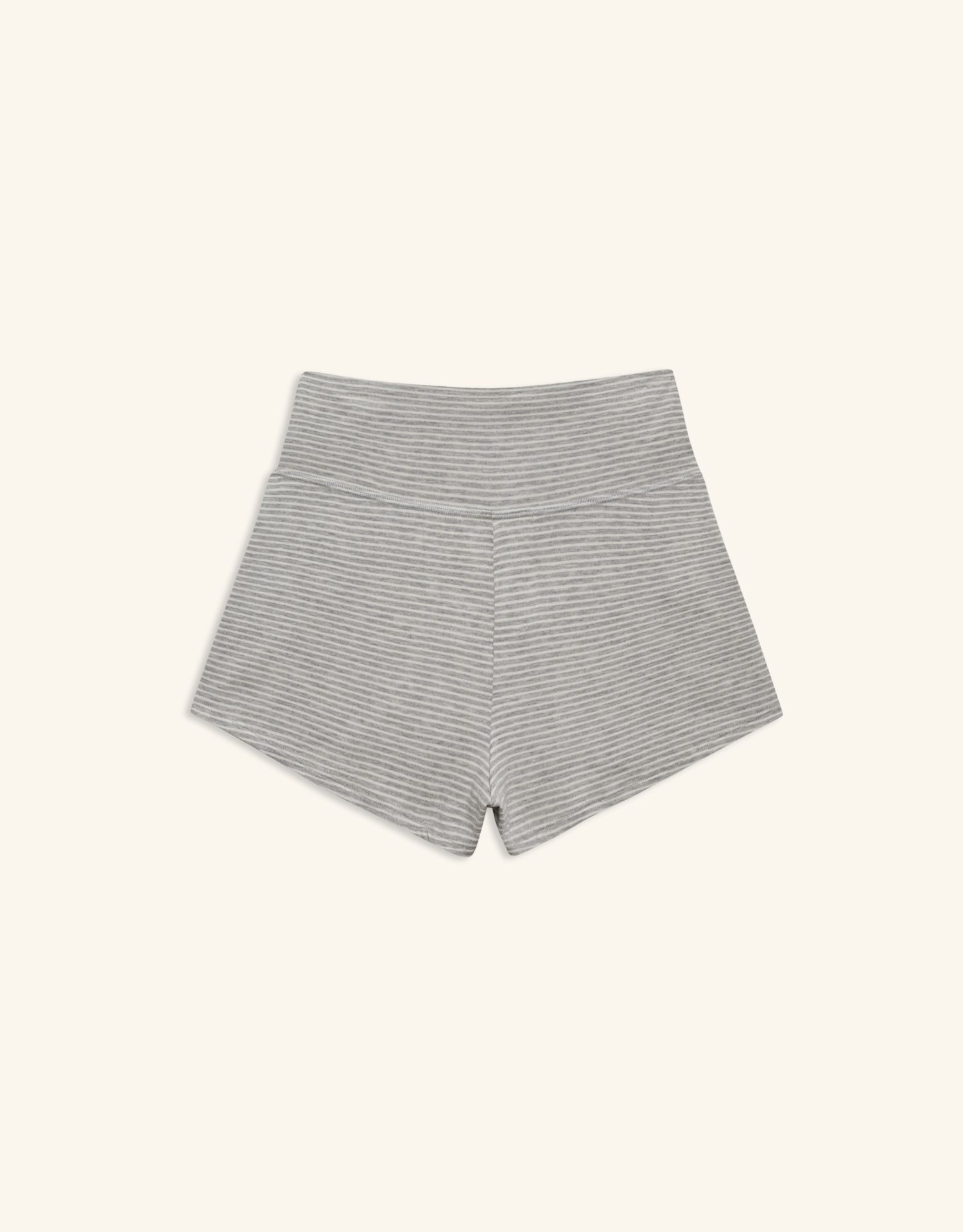 Brentwood Short - Heather Grey and White Stripe