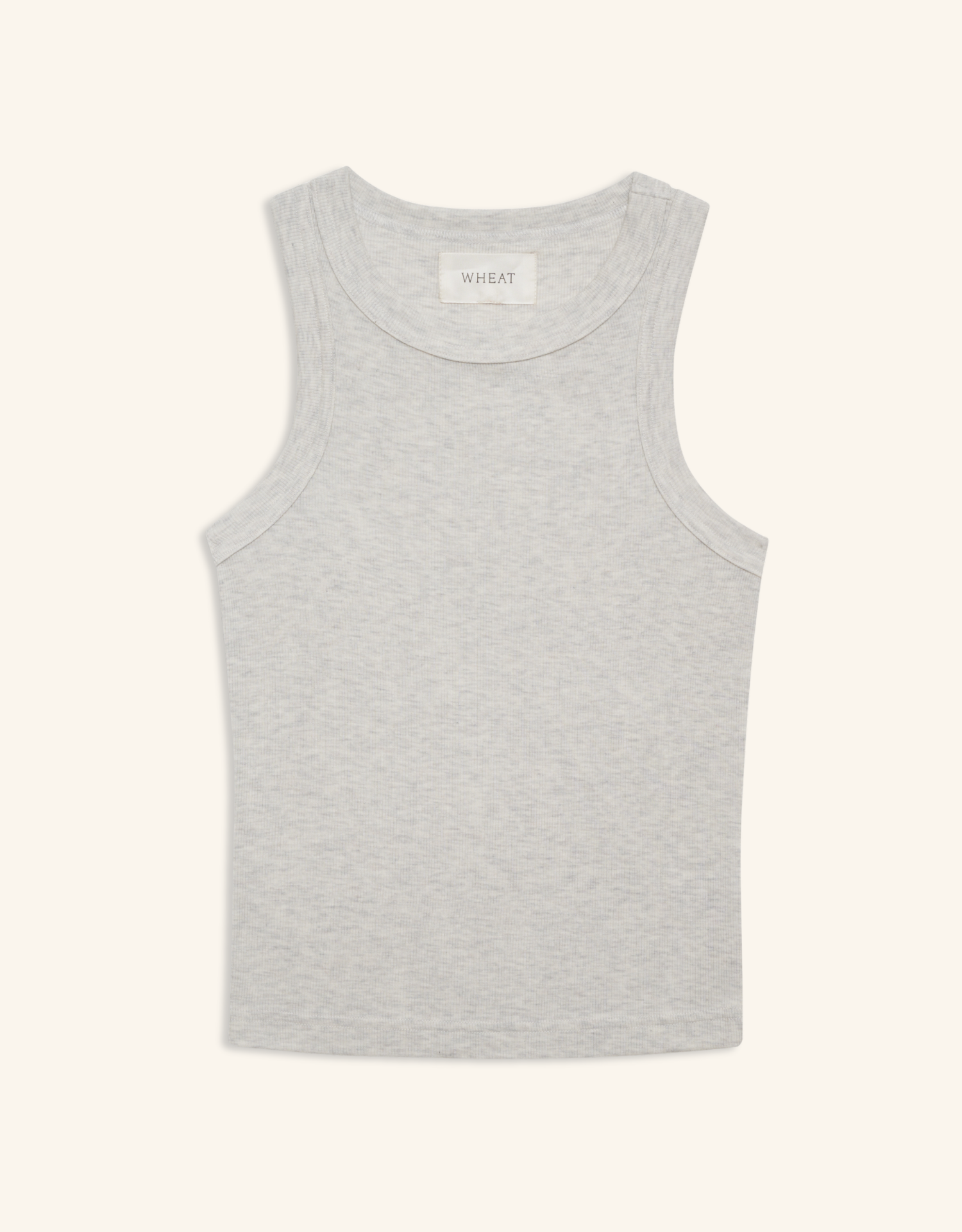 Knoxville Ribbed Tank - Heather Ash