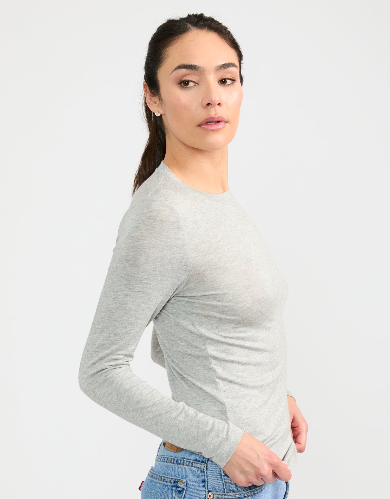 Chicago Long Sleeve - Heather Grey