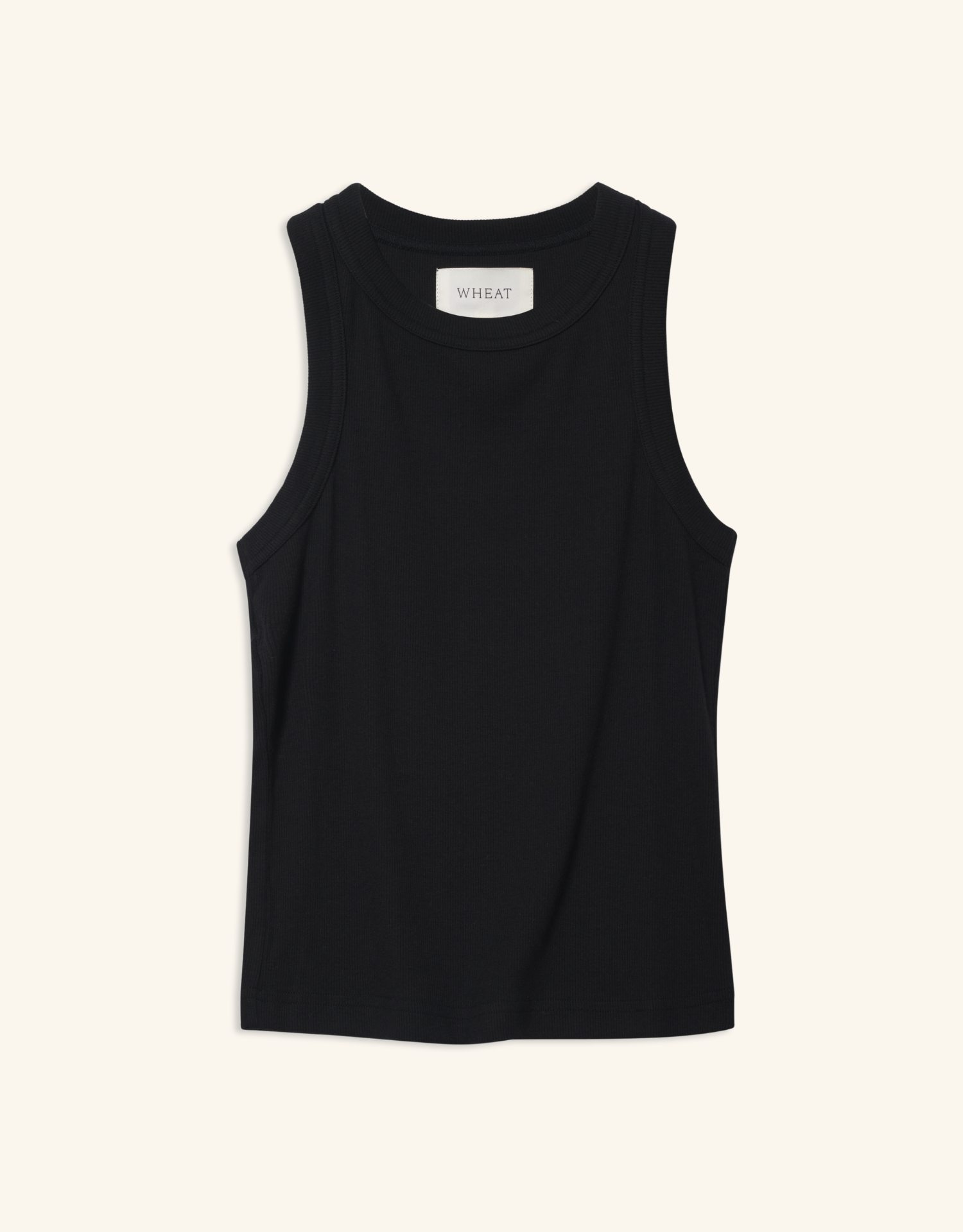 Knoxville Ribbed Tank - Black