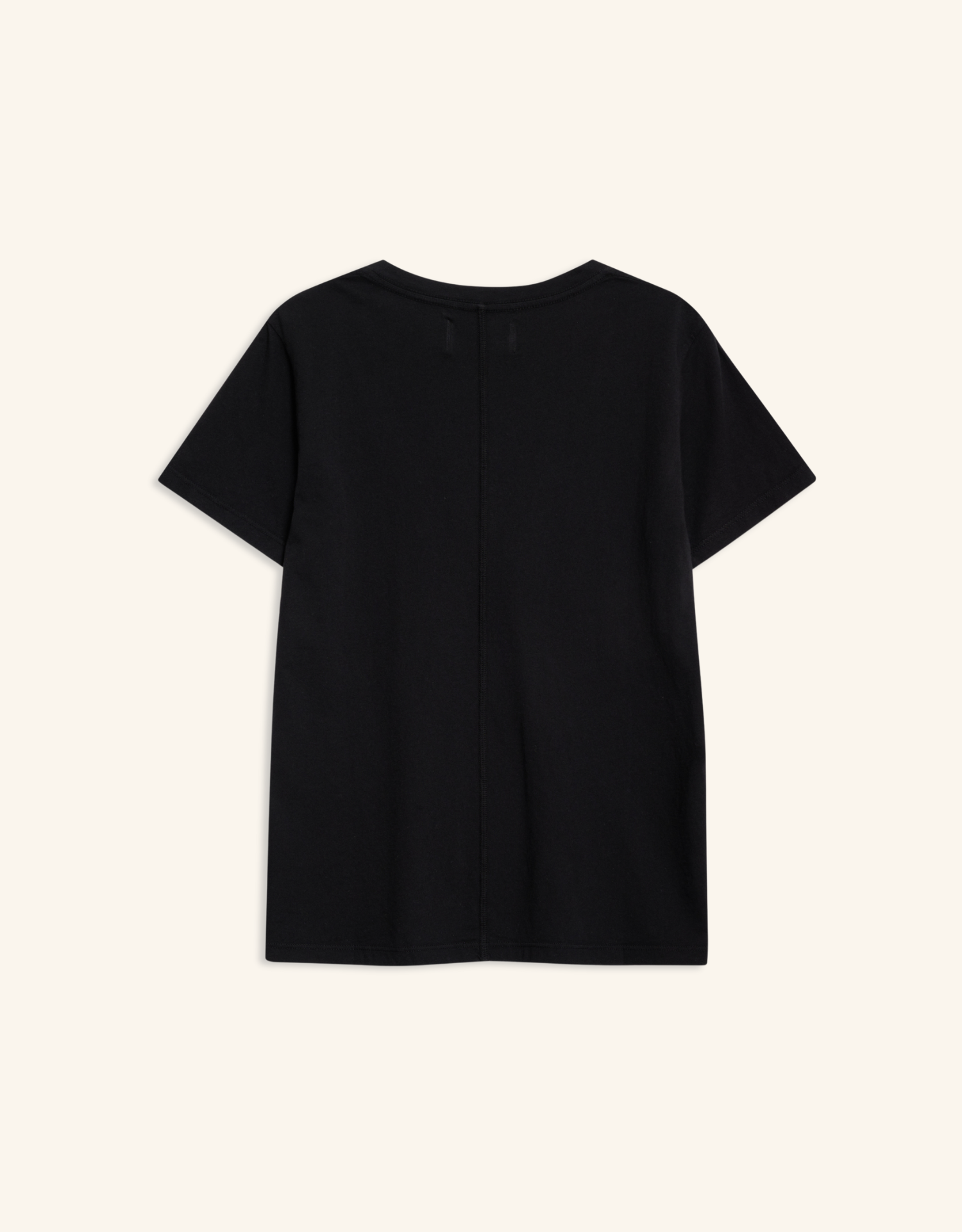 Charleston V Neck Tee - Black