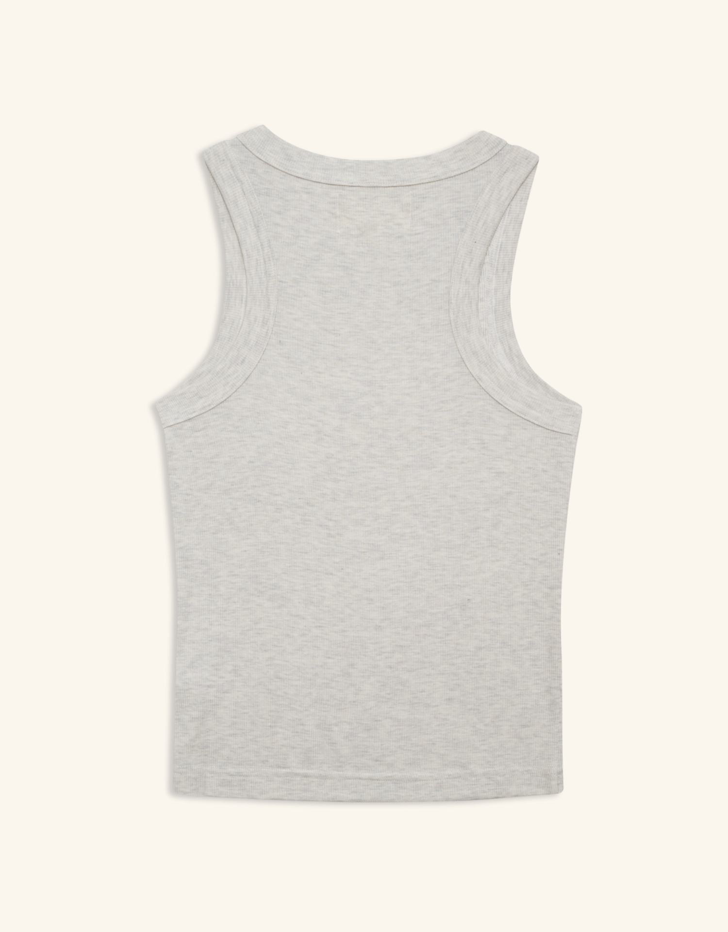 Knoxville Ribbed Tank - Heather Ash