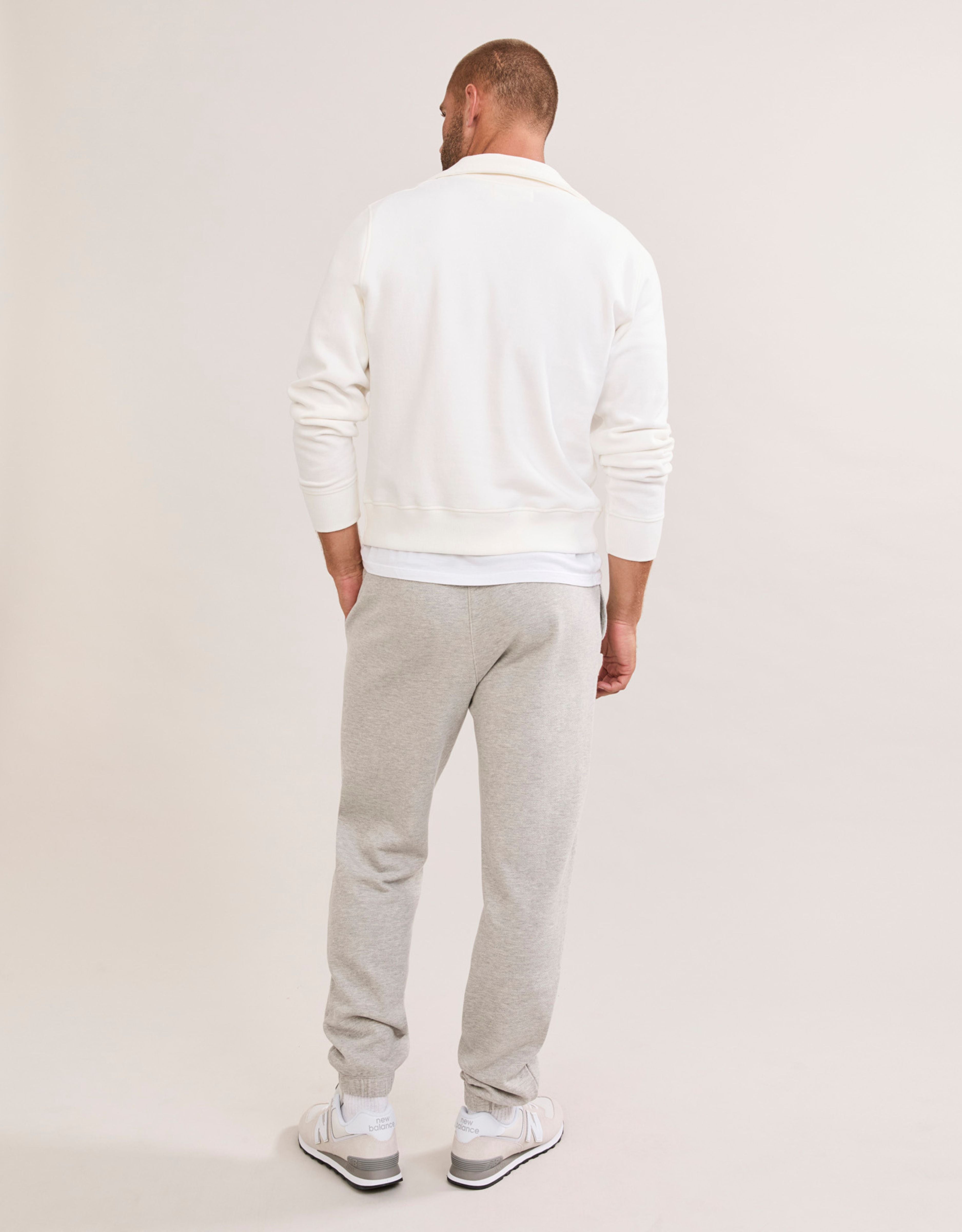 Oxford Unisex Quarter Zip - White