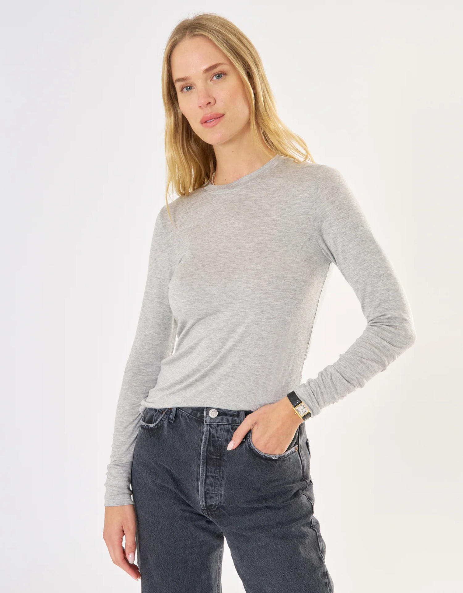Chicago Long Sleeve - Heather Grey
