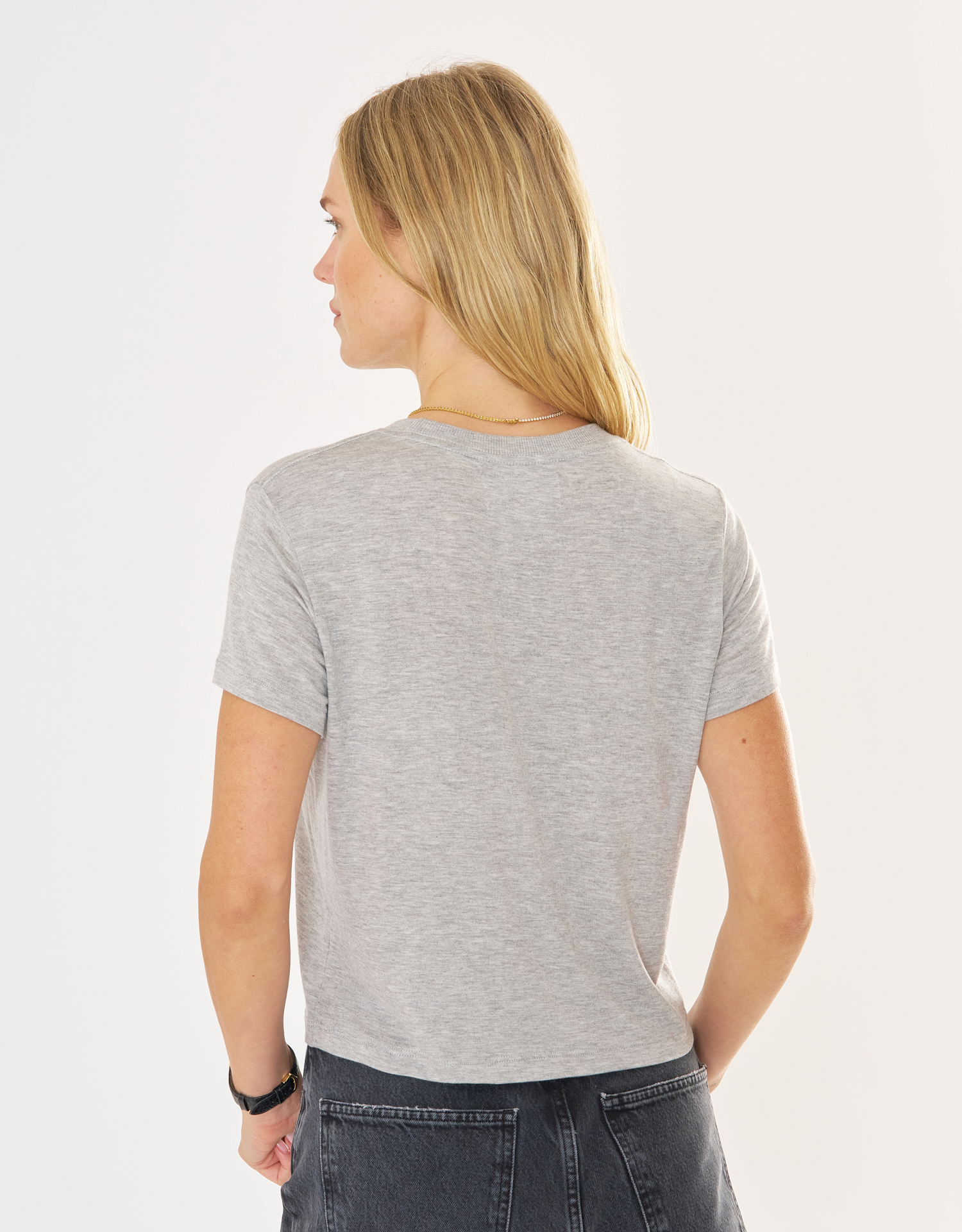 Brooklyn Tee - Heather Grey