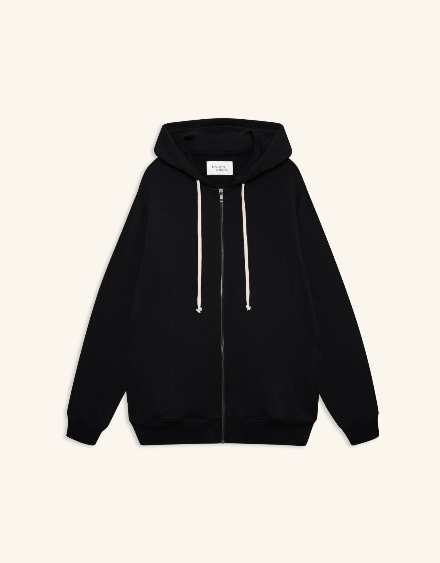 Richmond Unisex Zip Hoodie - Black