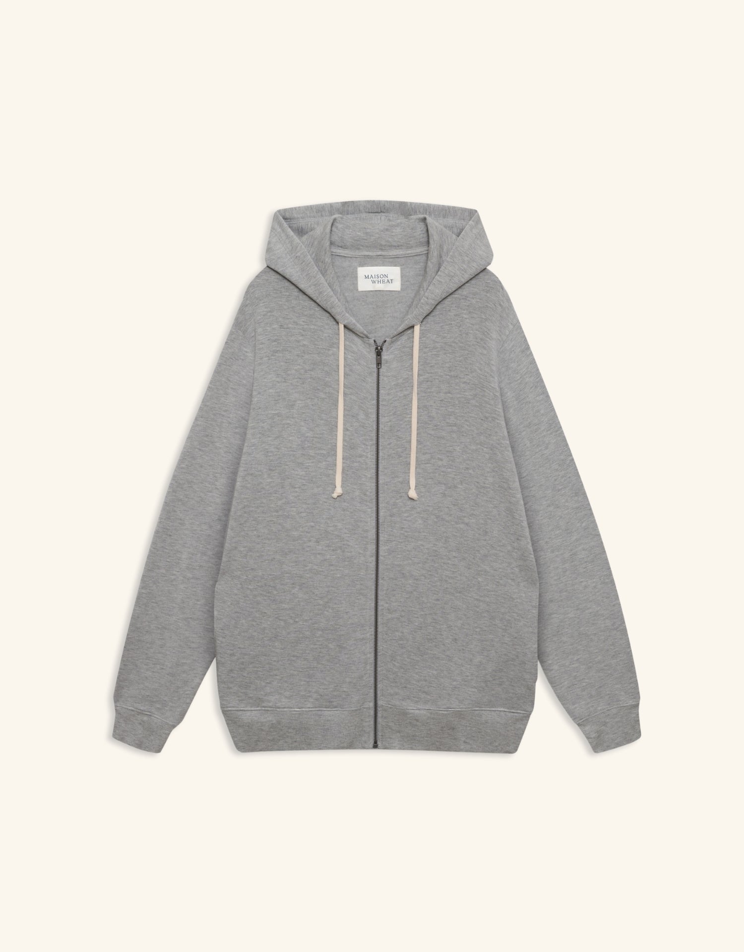 Richmond Unisex Zip Hoodie - Heather Grey
