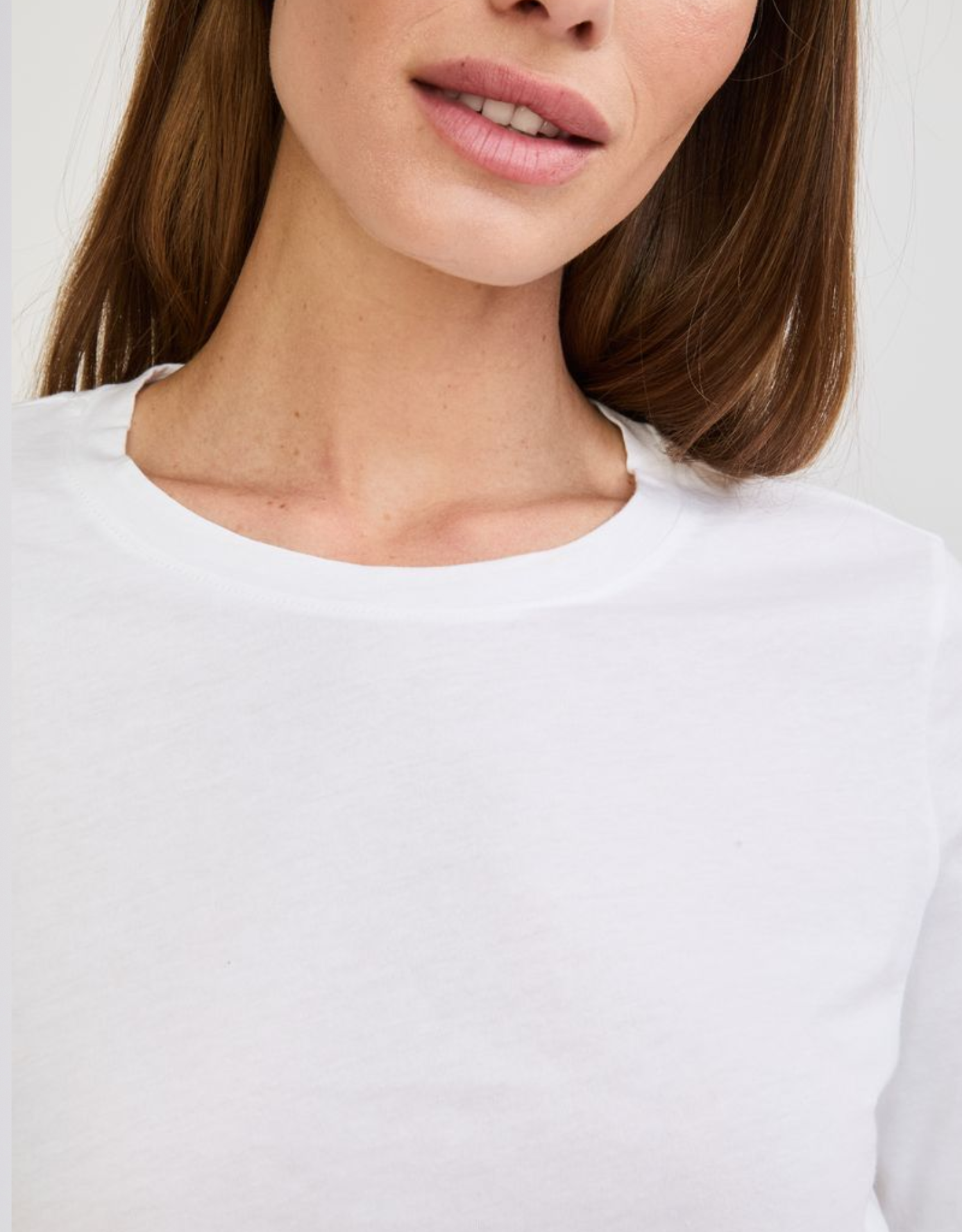 Austin Long Sleeve Tee - White