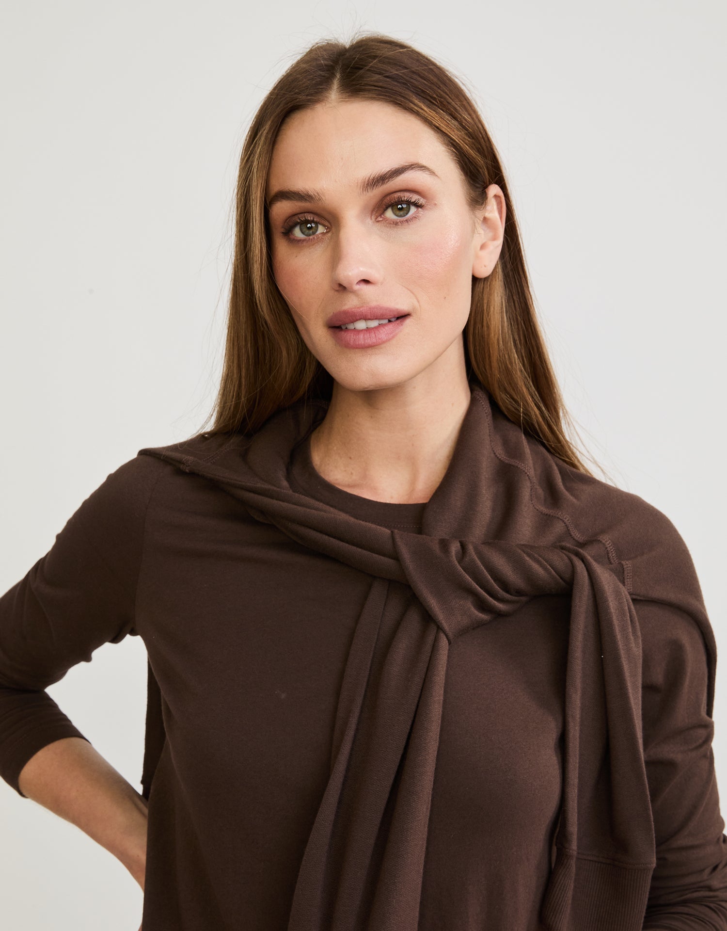 Austin Long Sleeve Tee - Espresso