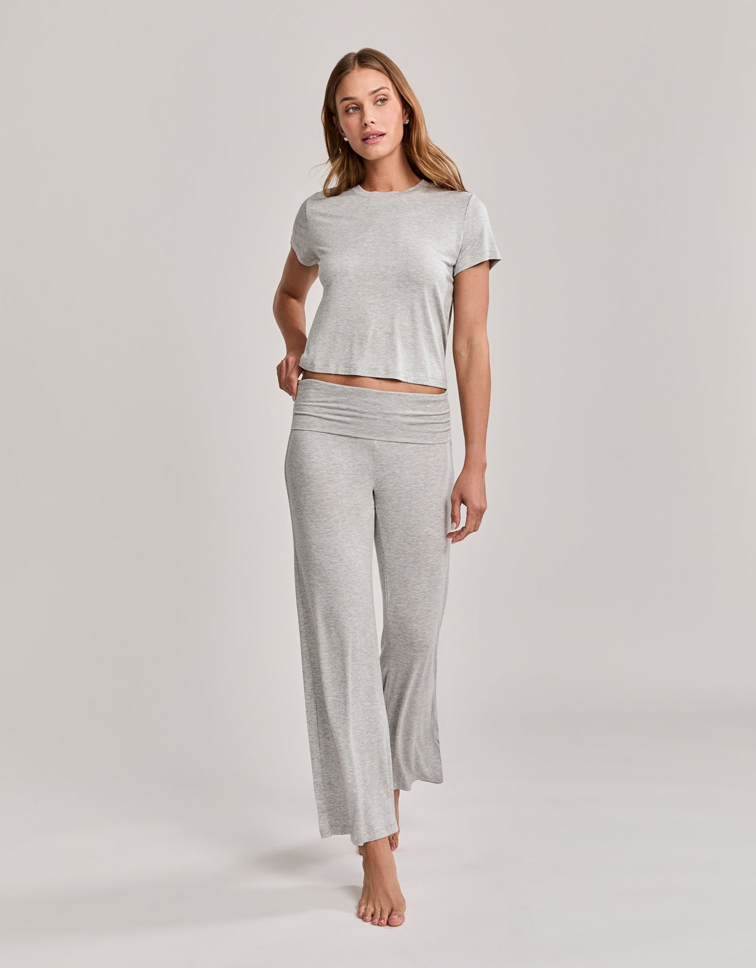 Brooklyn Tee - Heather Grey