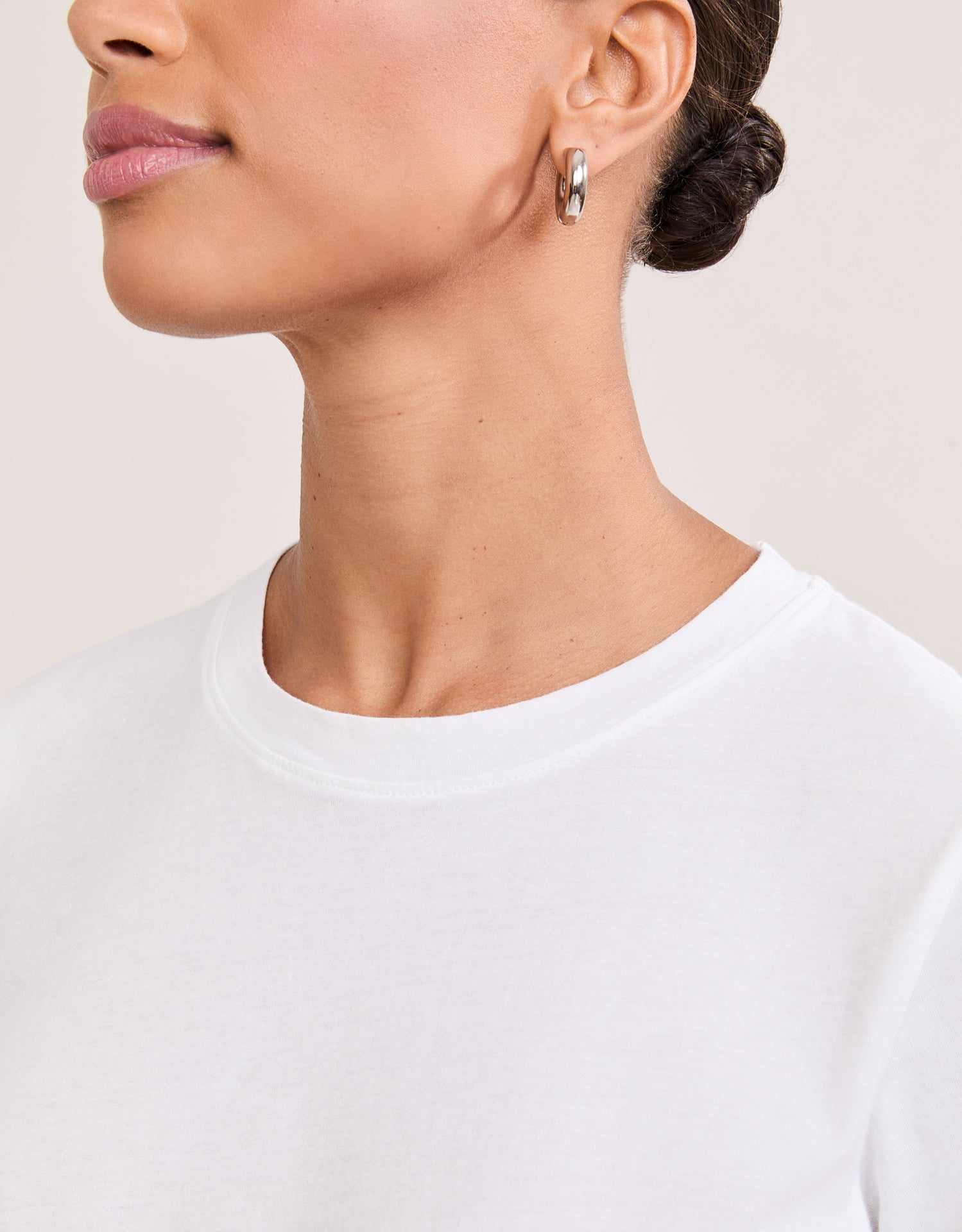 Charlotte Crew Neck Tee - White