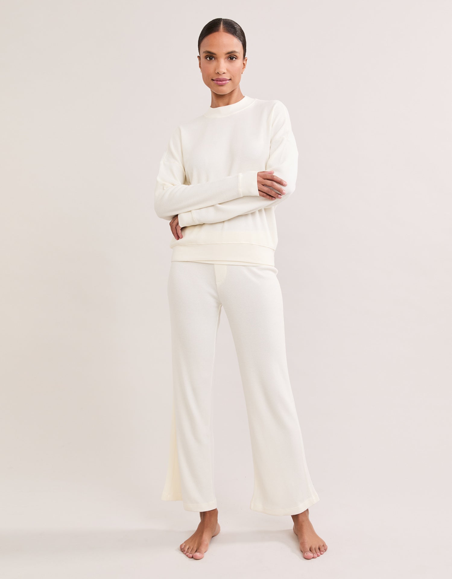 Denver Thermal Mock Neck - Cloud