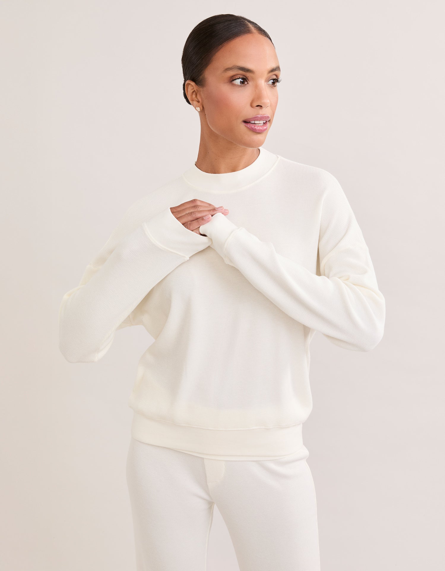 Denver Thermal Mock Neck - Cloud