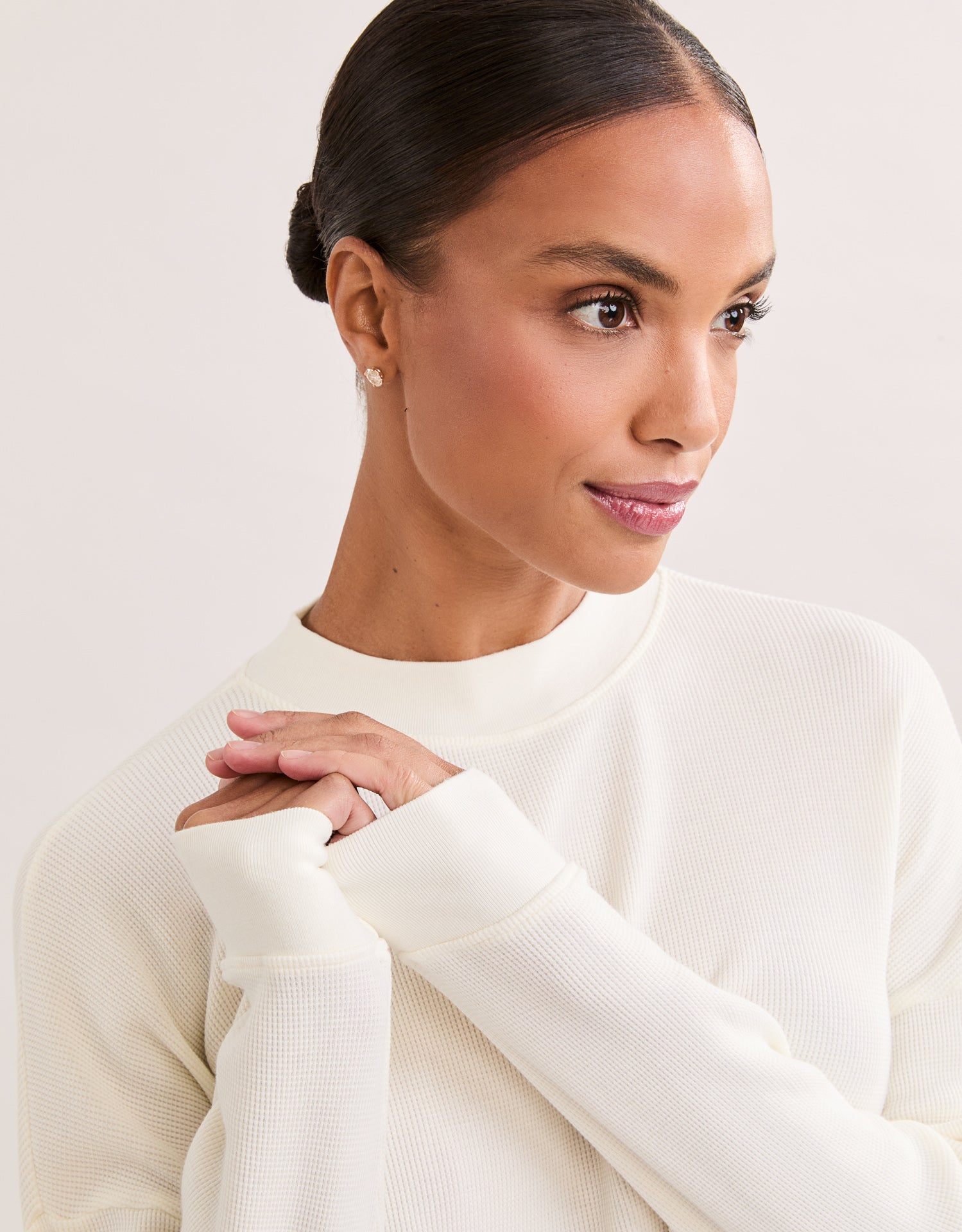 Denver Thermal Mock Neck - Cloud