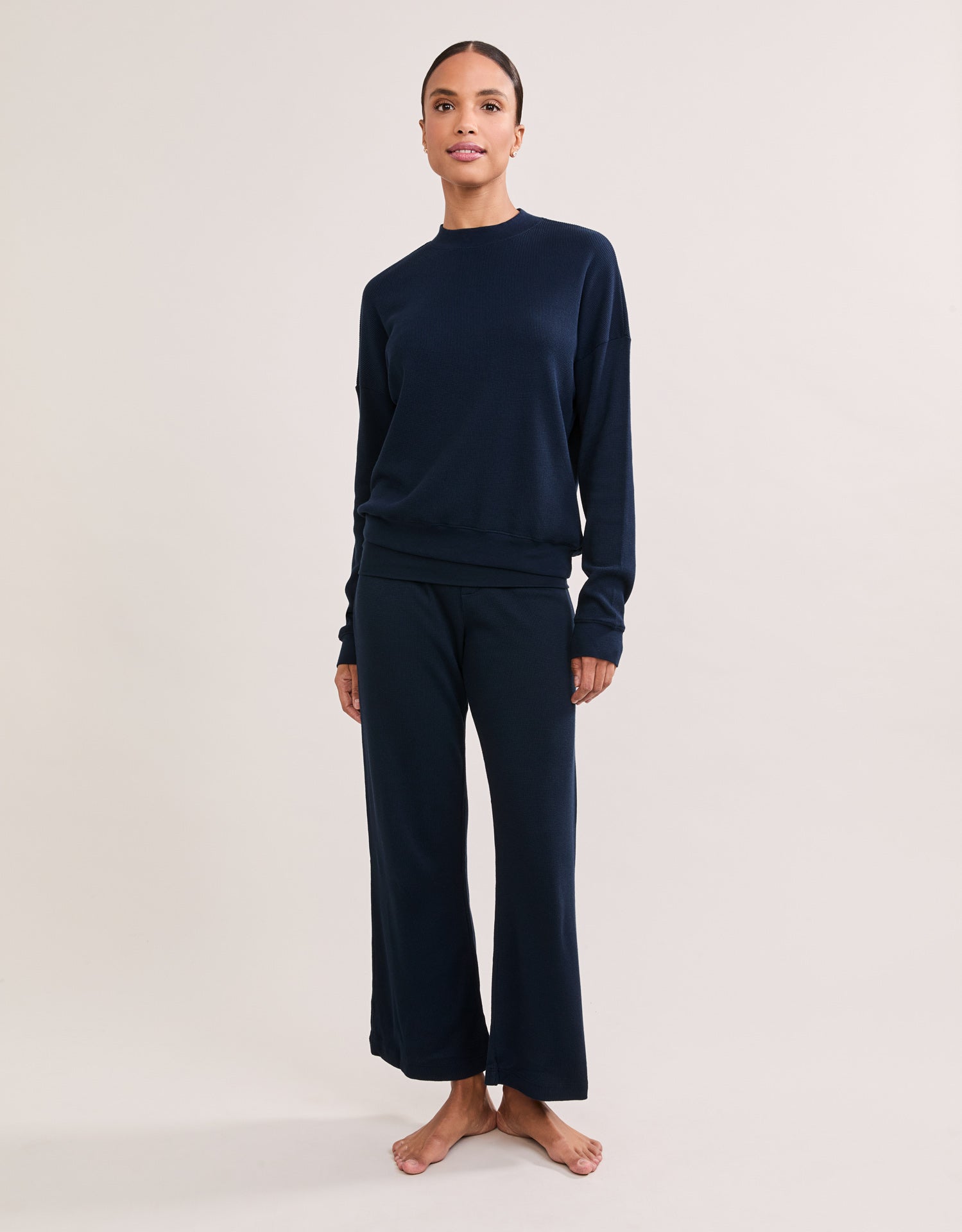 Denver Thermal Mock Neck - Navy