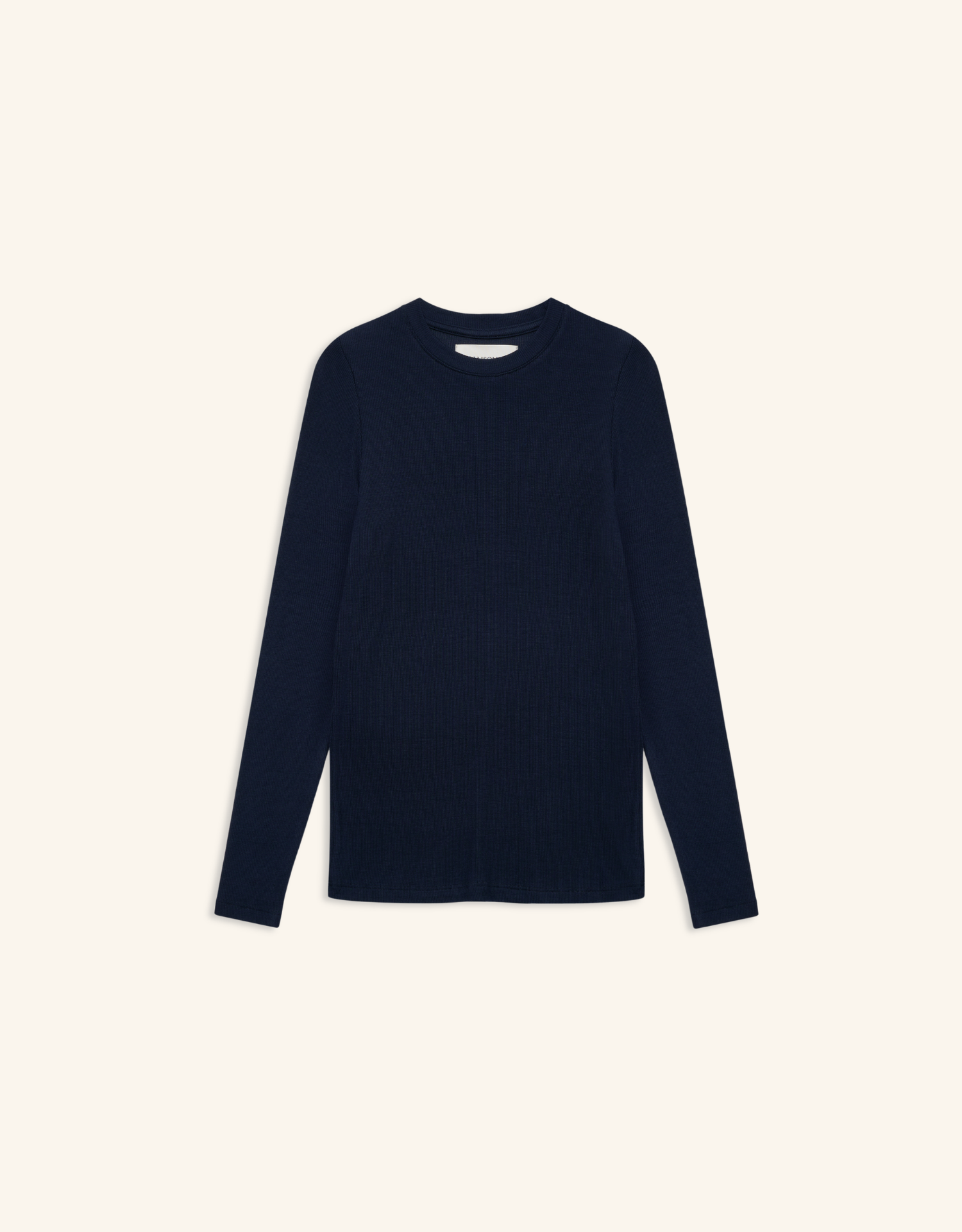 Chicago Ribbed Long Sleeve - Navy