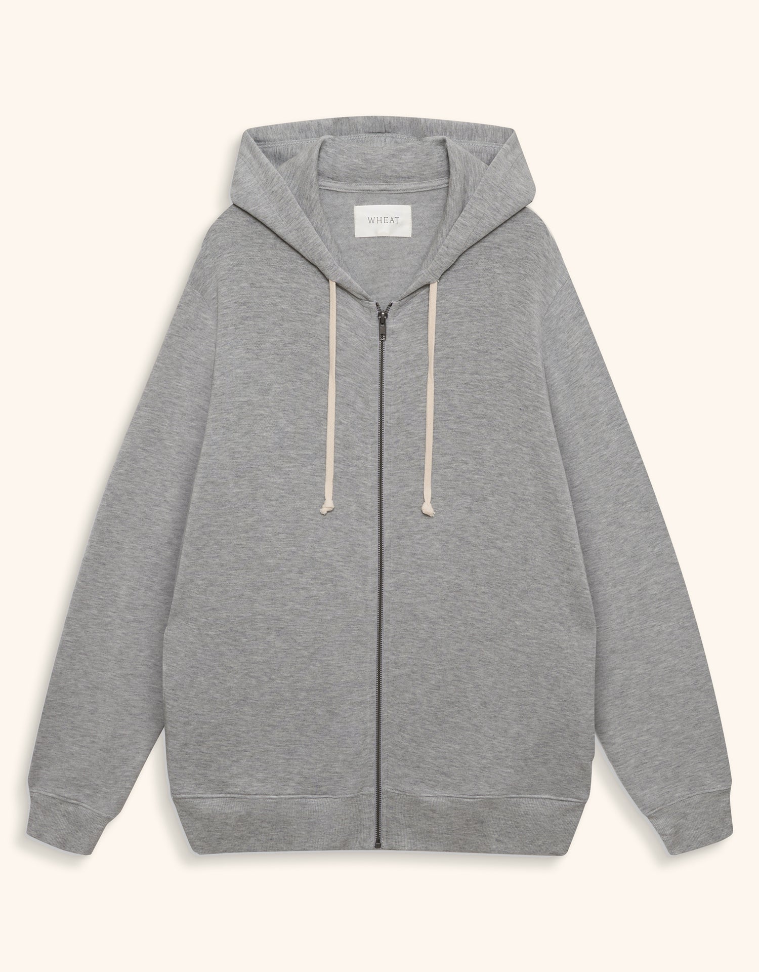 Richmond Unisex Zip Hoodie - Heather Grey
