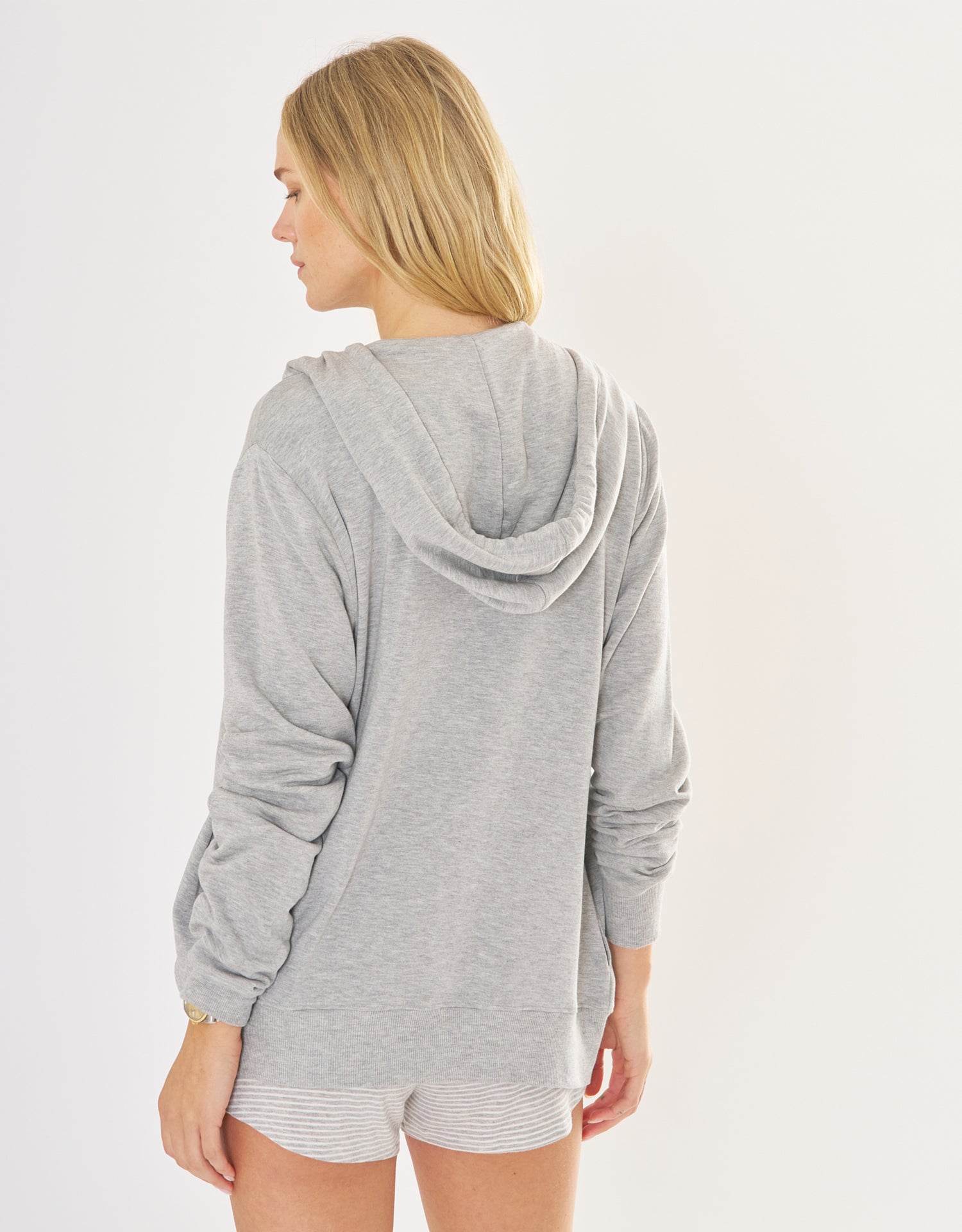 Richmond Unisex Zip Hoodie - Heather Grey