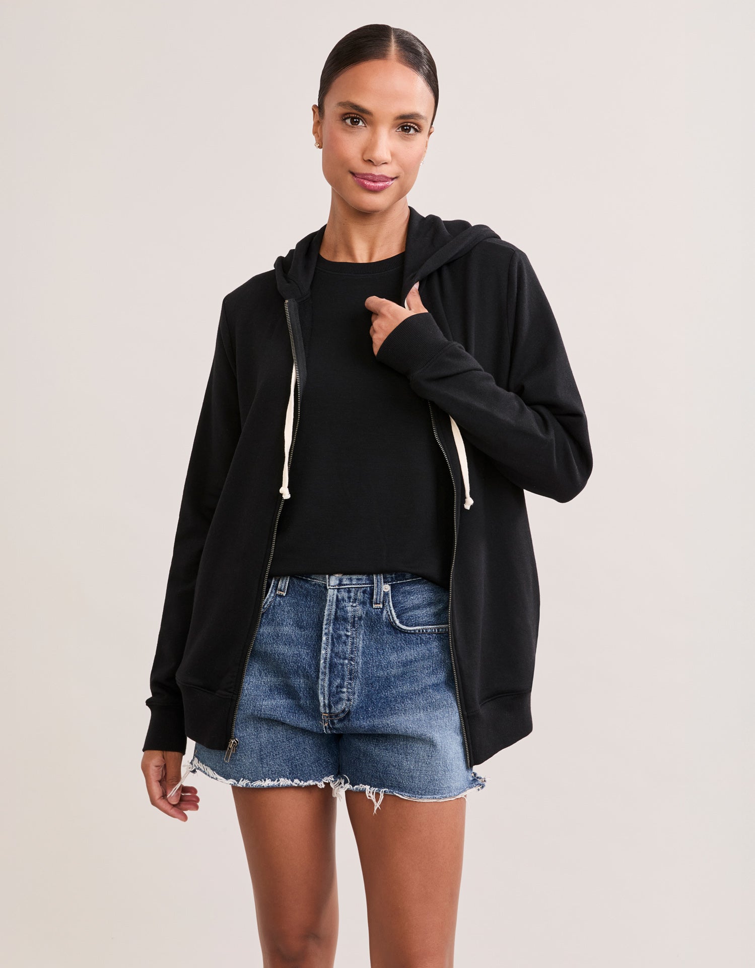 Richmond Unisex Zip Hoodie - Black