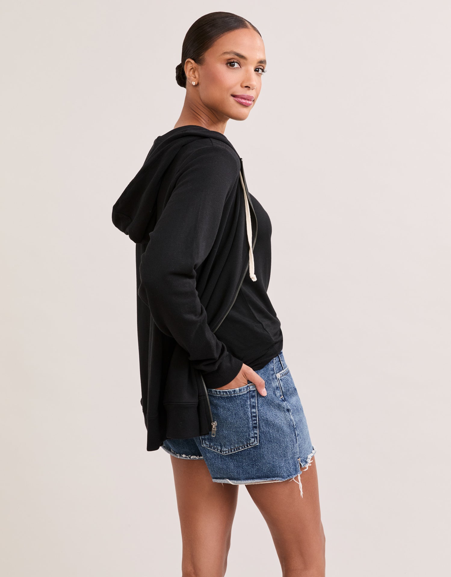Richmond Unisex Zip Hoodie - Black