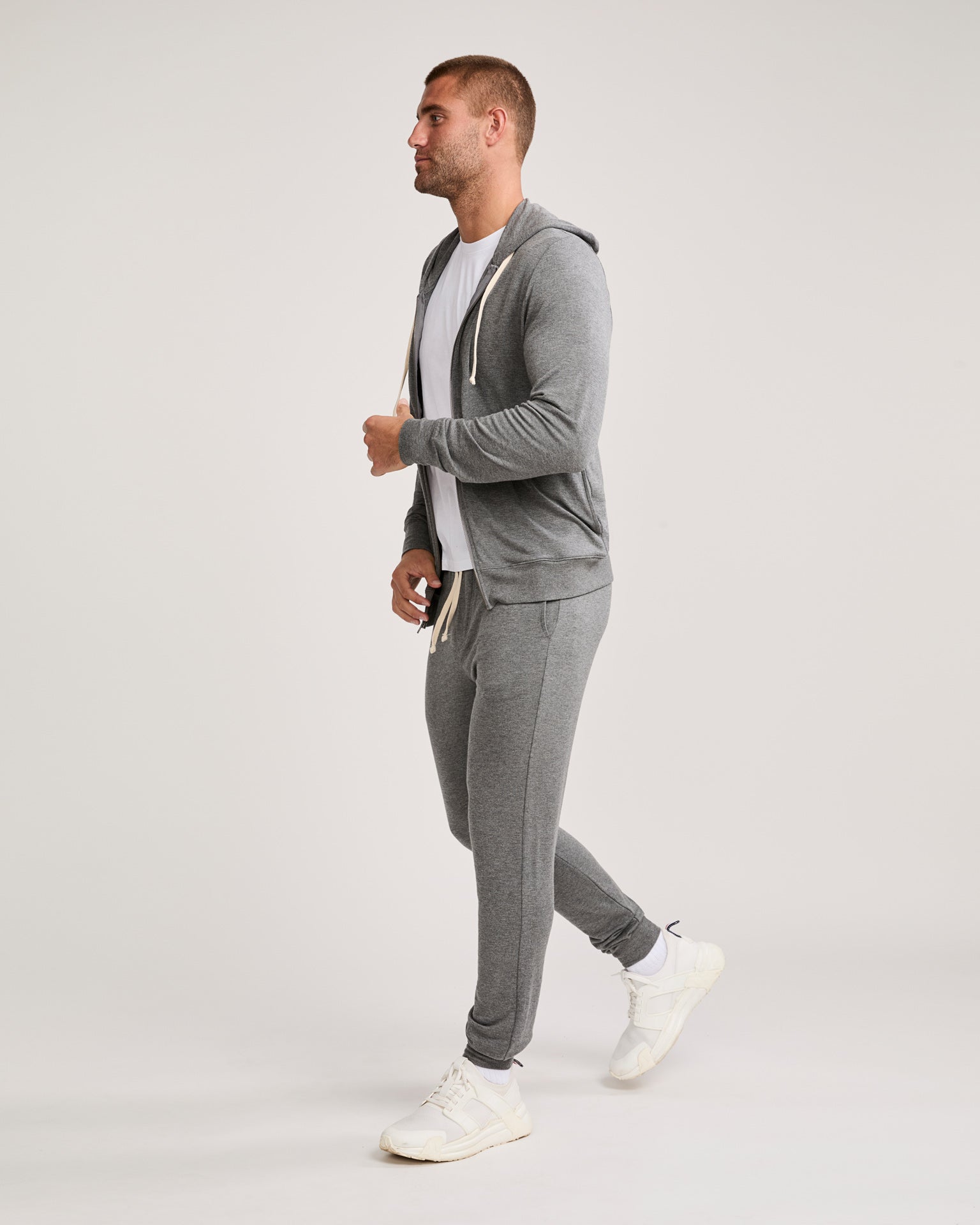 Richmond Unisex Zip Hoodie - Charcoal