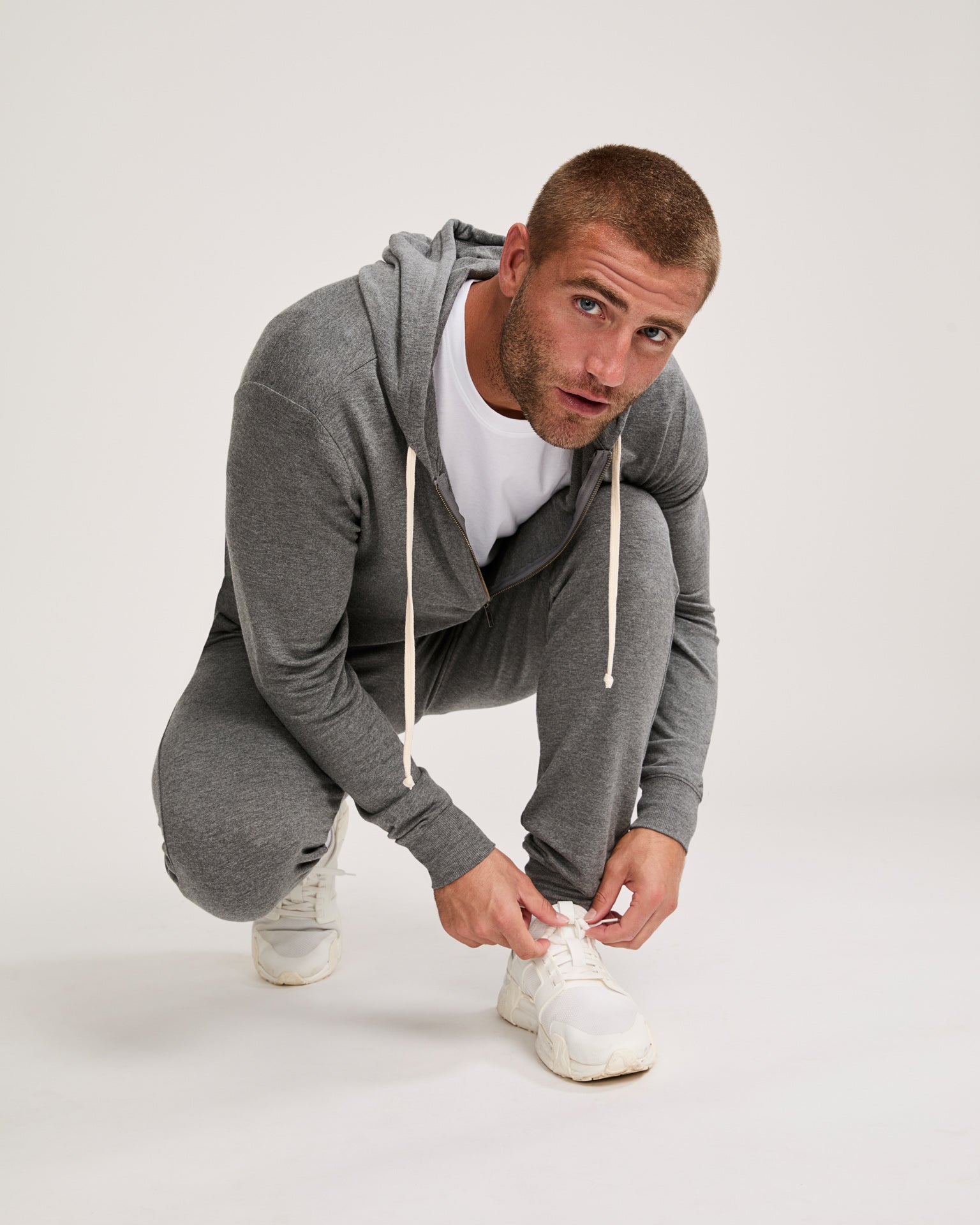 Richmond Unisex Zip Hoodie - Charcoal