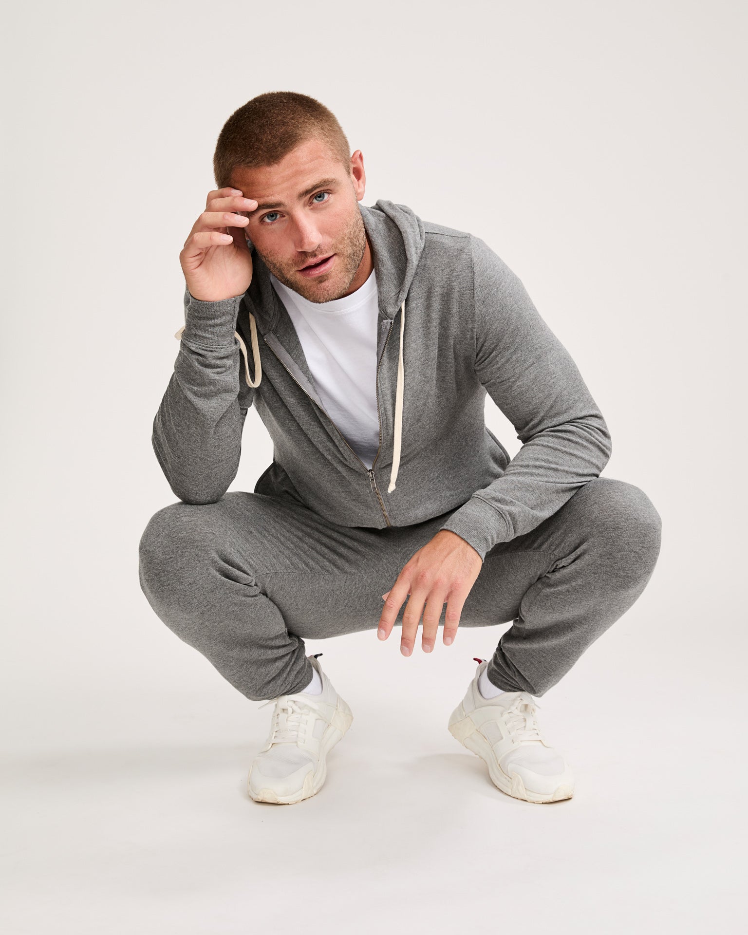 Richmond Unisex Zip Hoodie - Charcoal