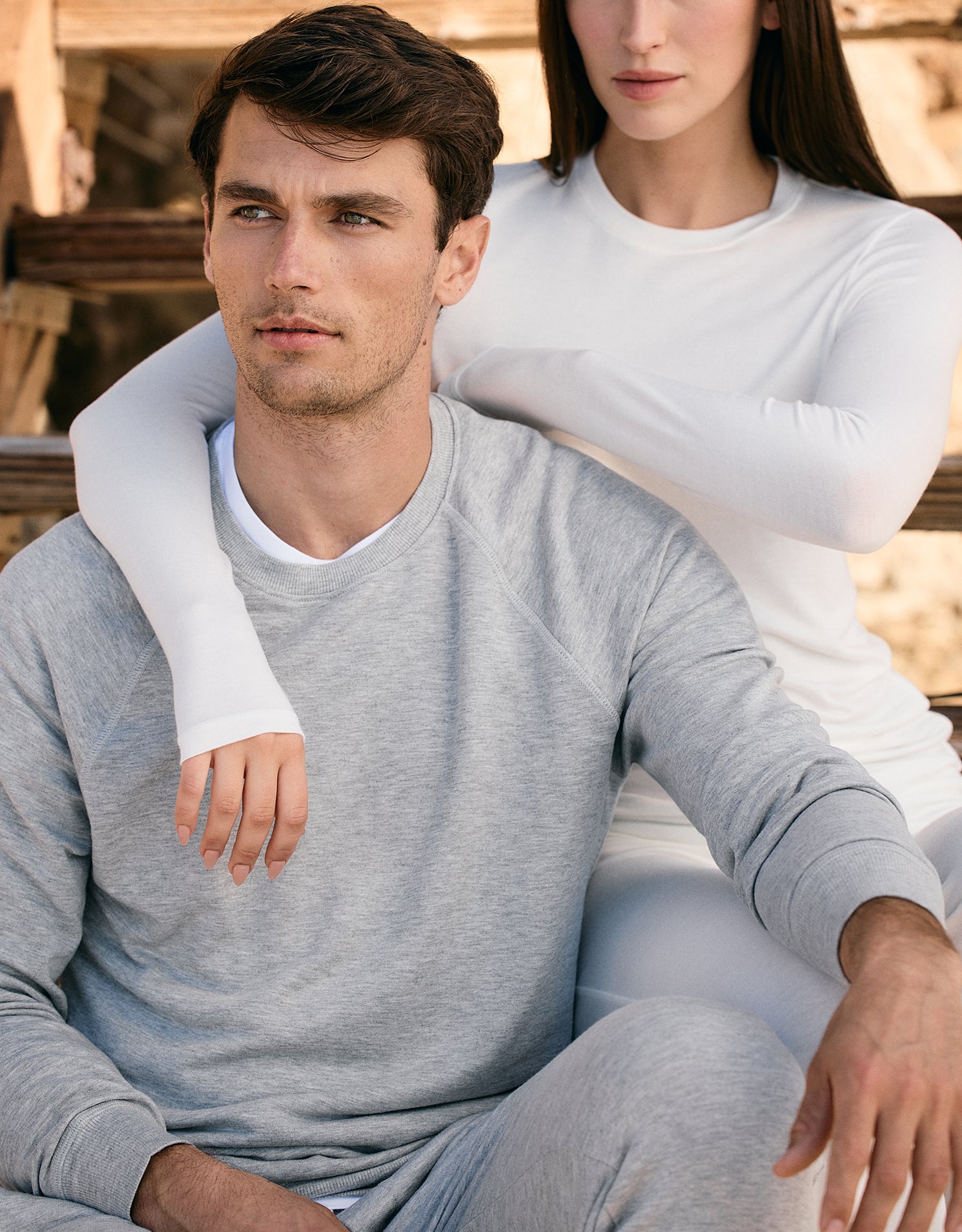 Santa Monica Sweatshirt - Heather Grey