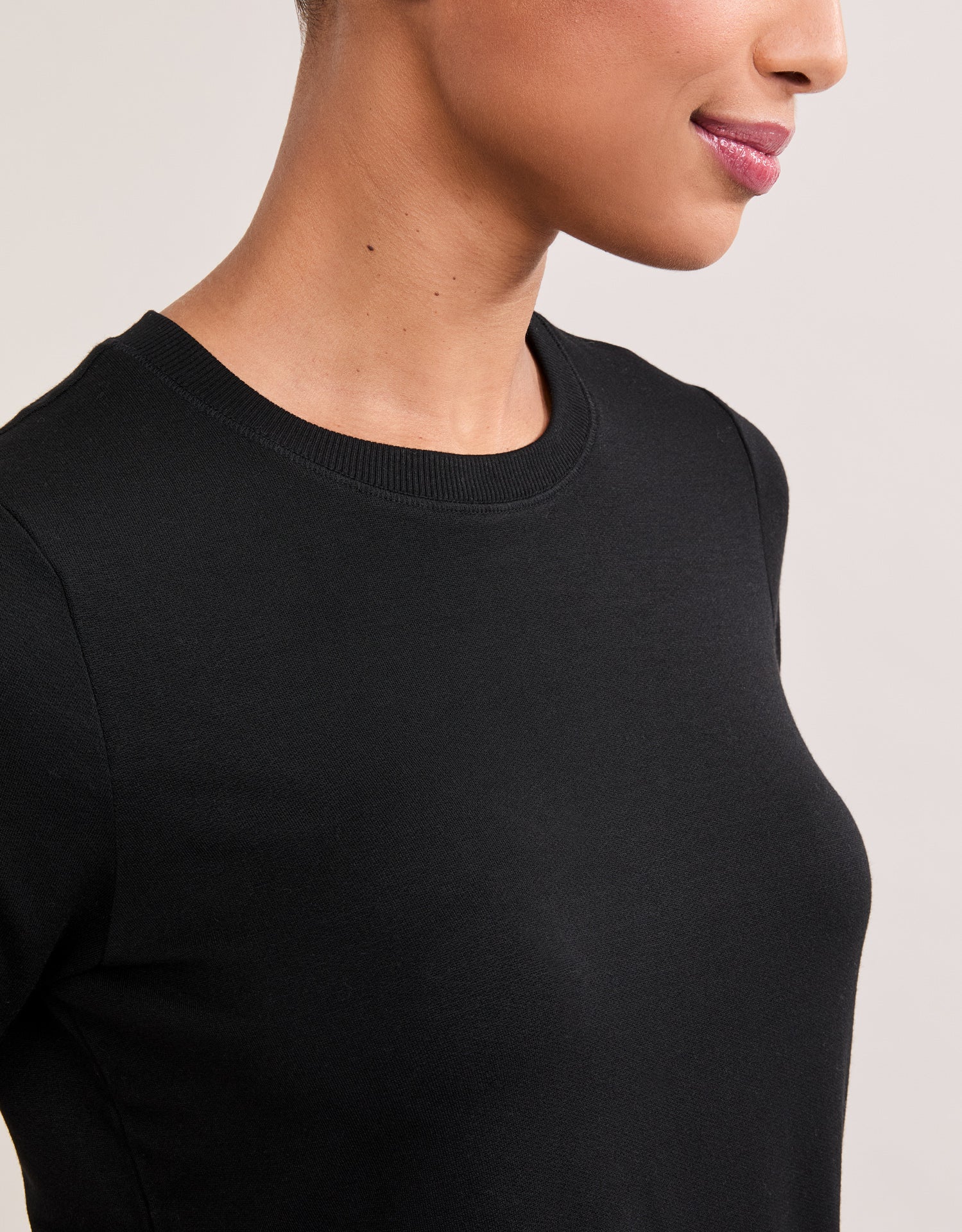 St. Tropez Crew Neck Tee - Black