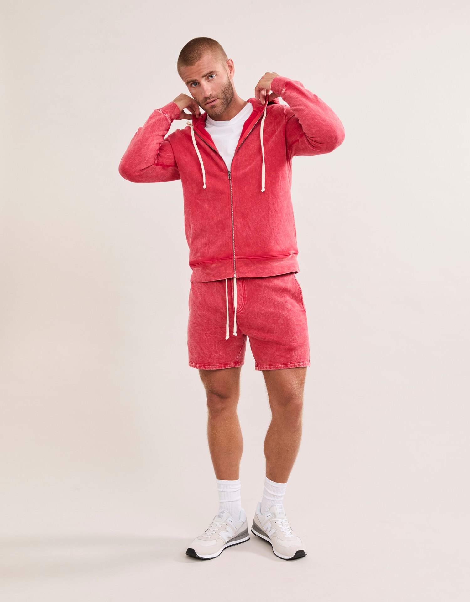 Georgetown Unisex Zip Hoodie - Cherry