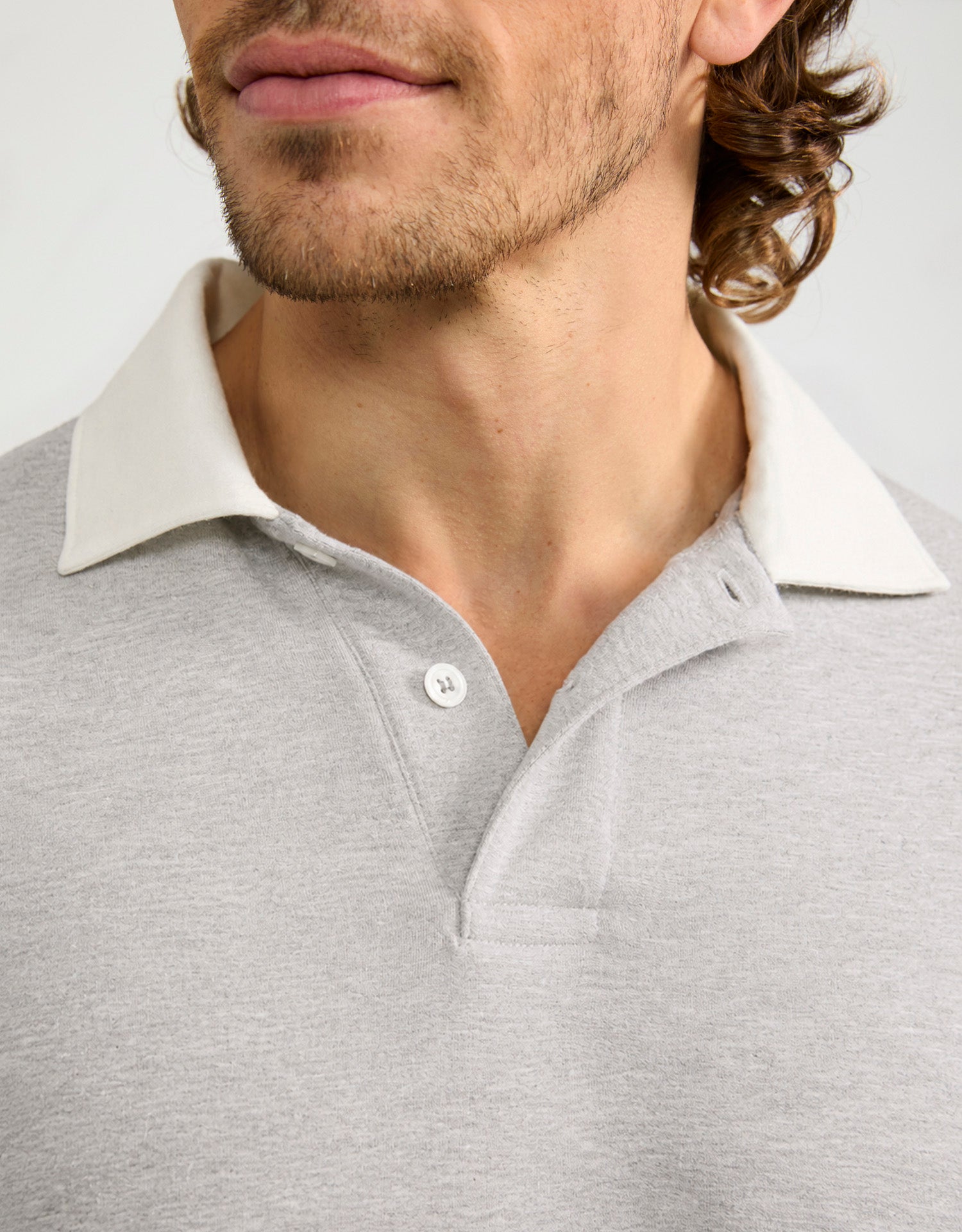 Wellington Rugby Polo - Heather Grey