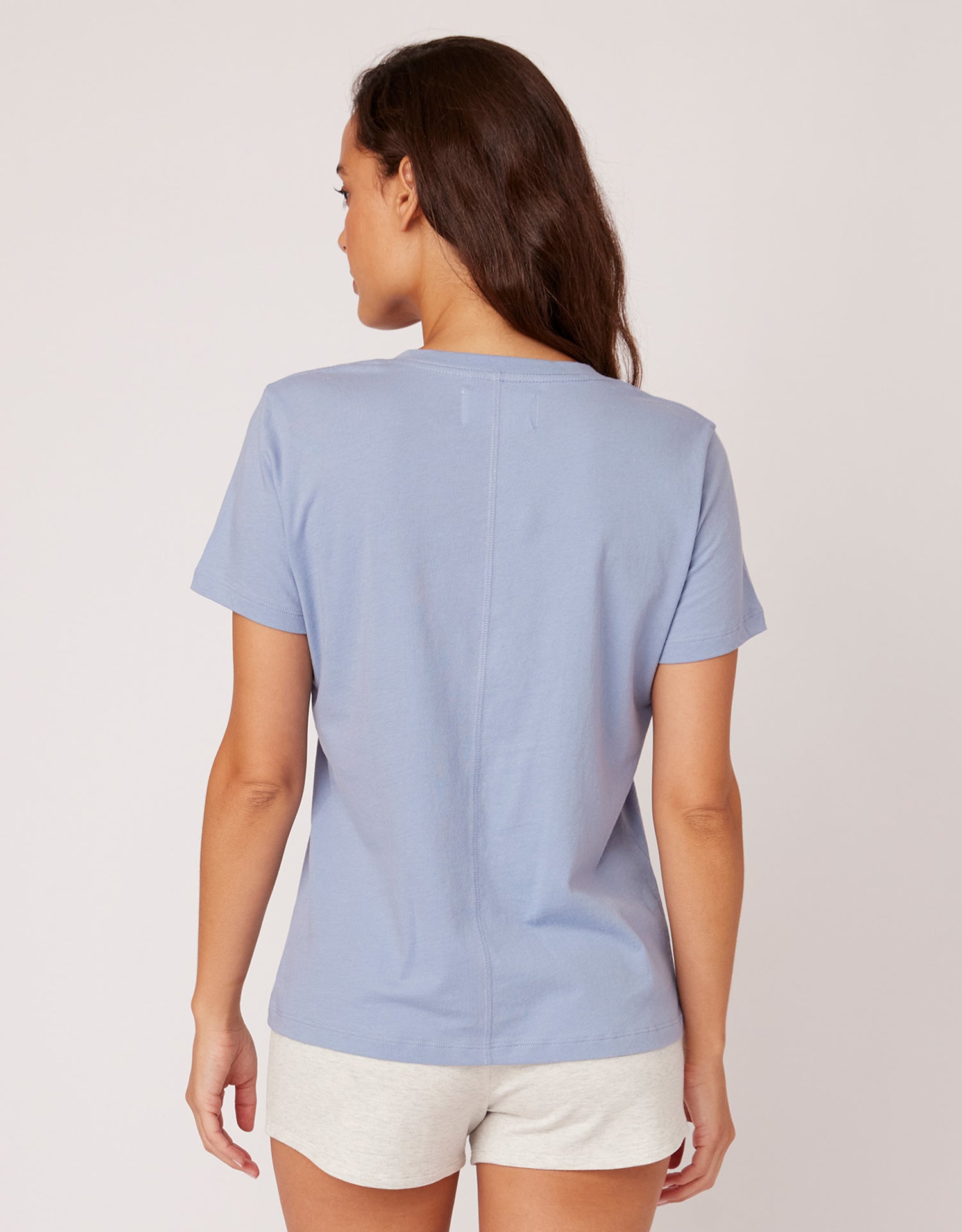 Charleston V Neck Tee - River