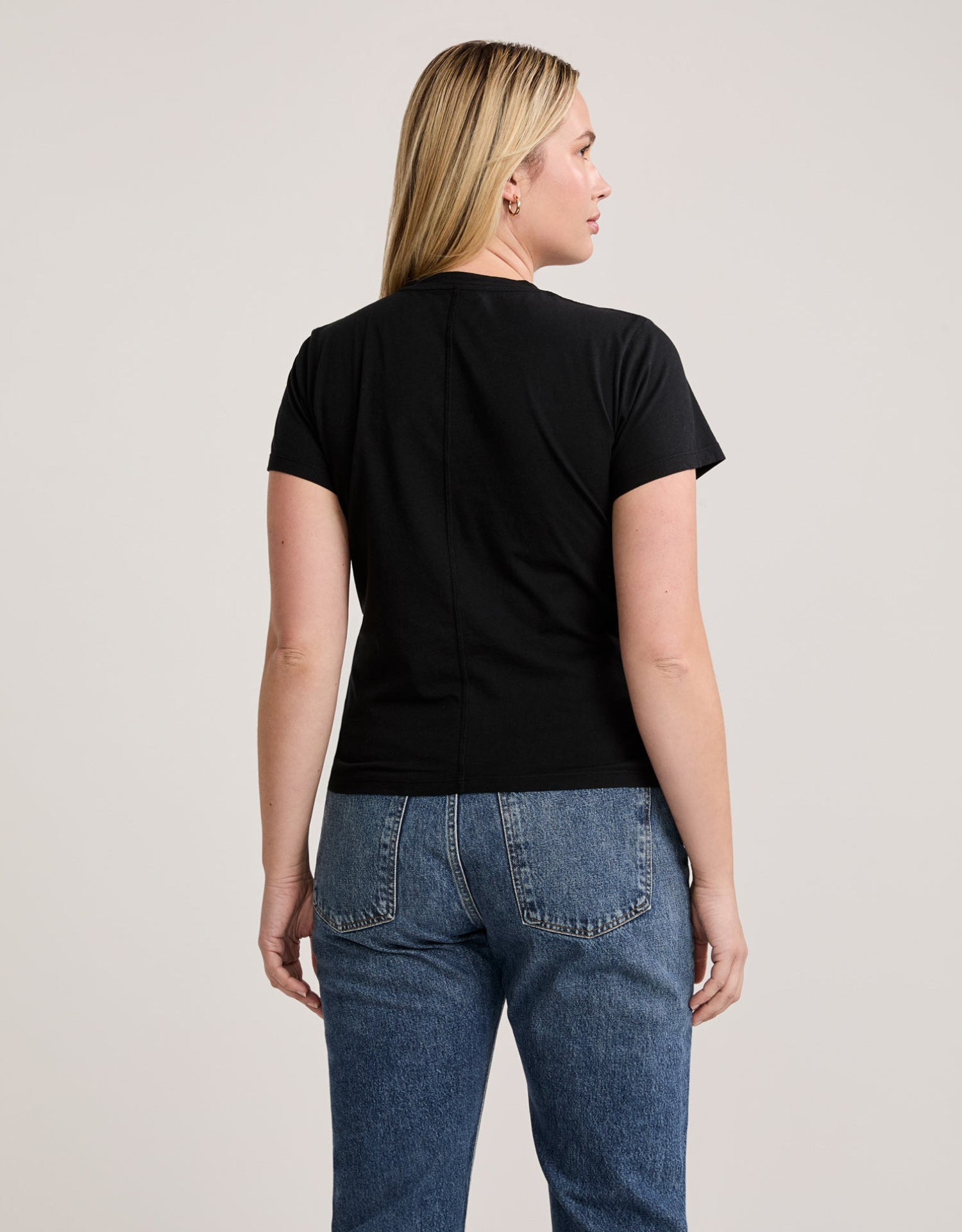 Charlotte Crew Neck Tee - Black