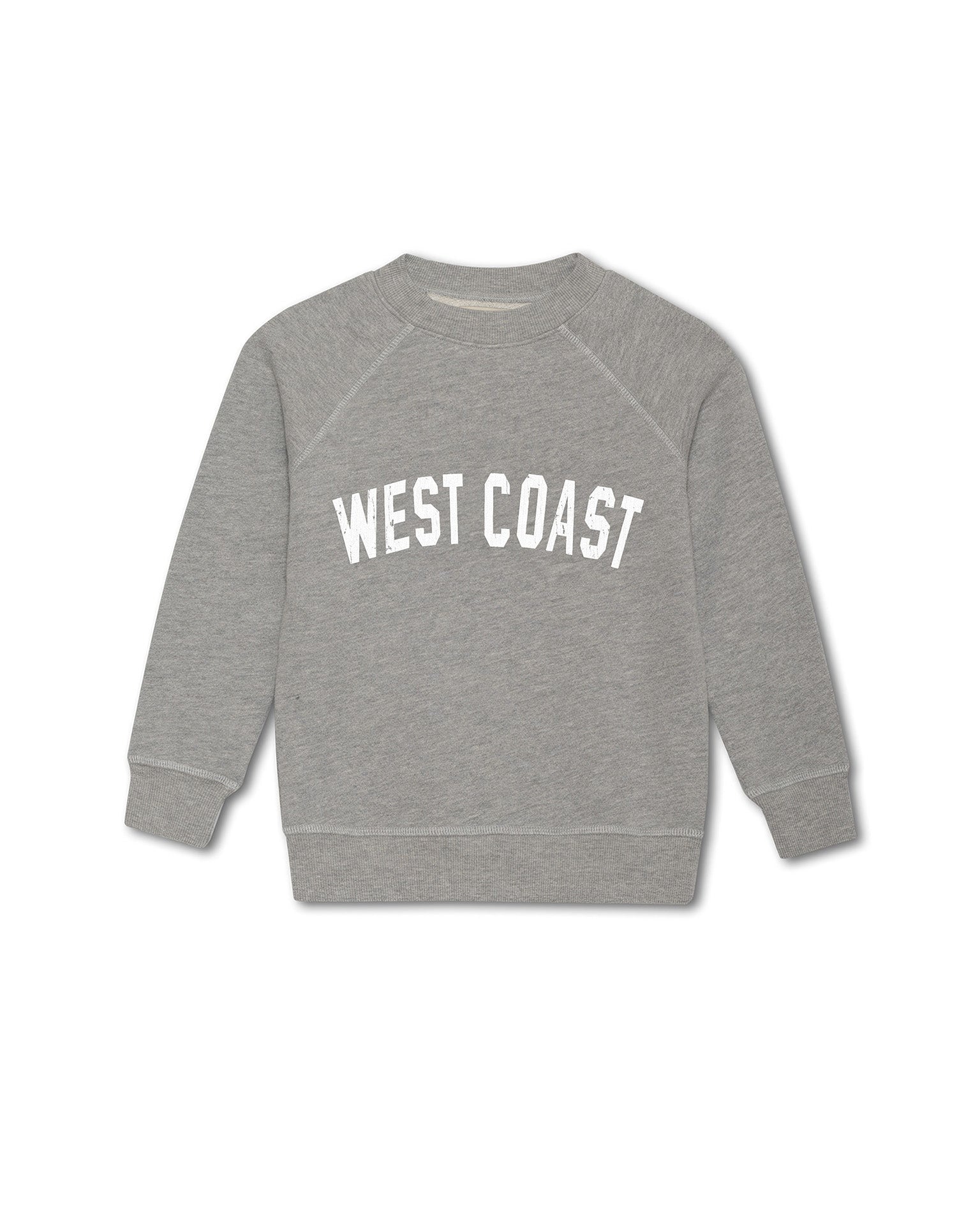 Kids West Coast Sweatshirt - Heather Grey