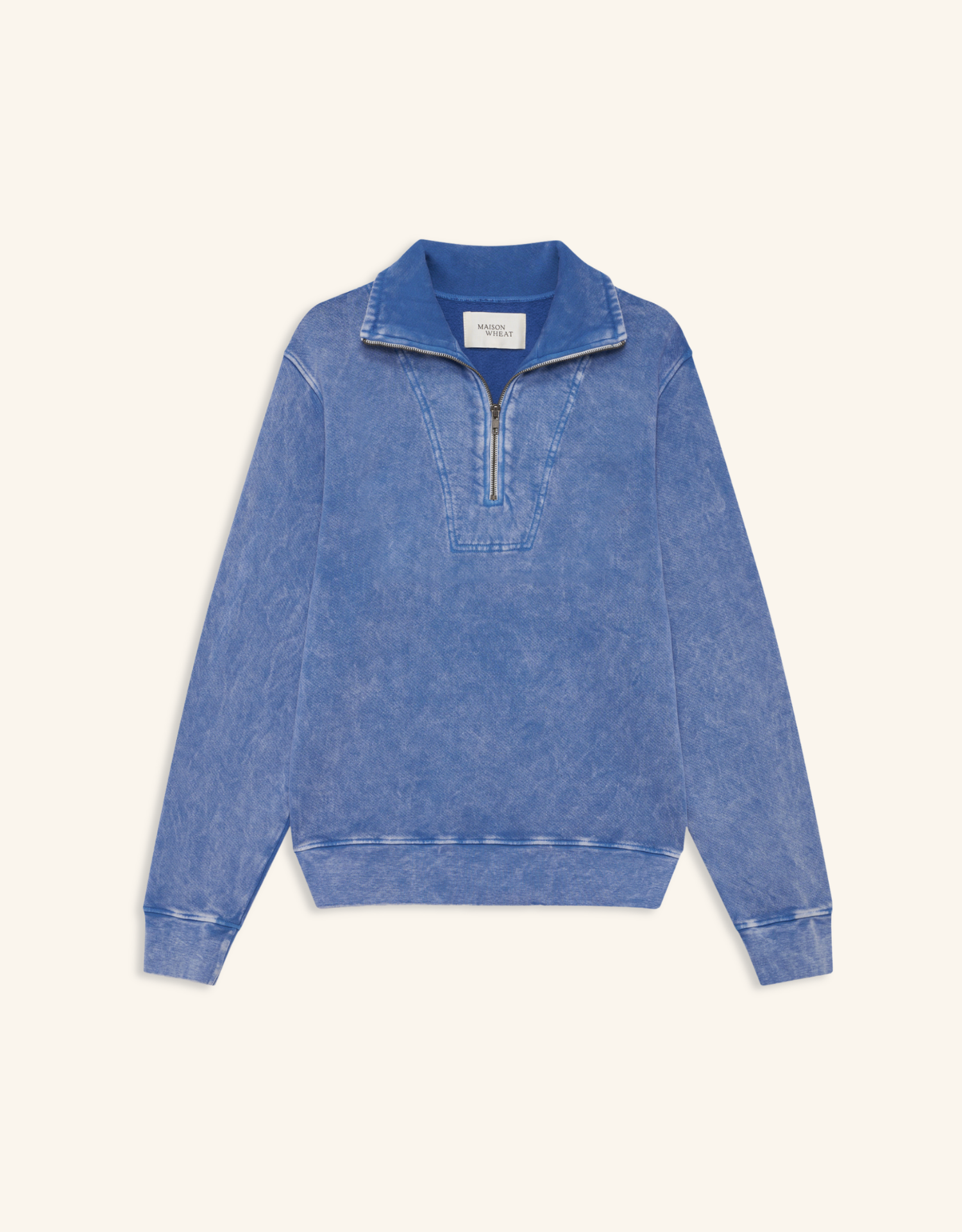 Oxford Unisex Quarter Zip - Blueberry