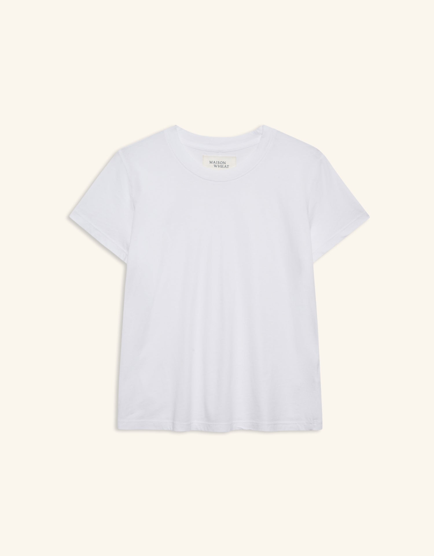 Charlotte Crew Neck Tee - White