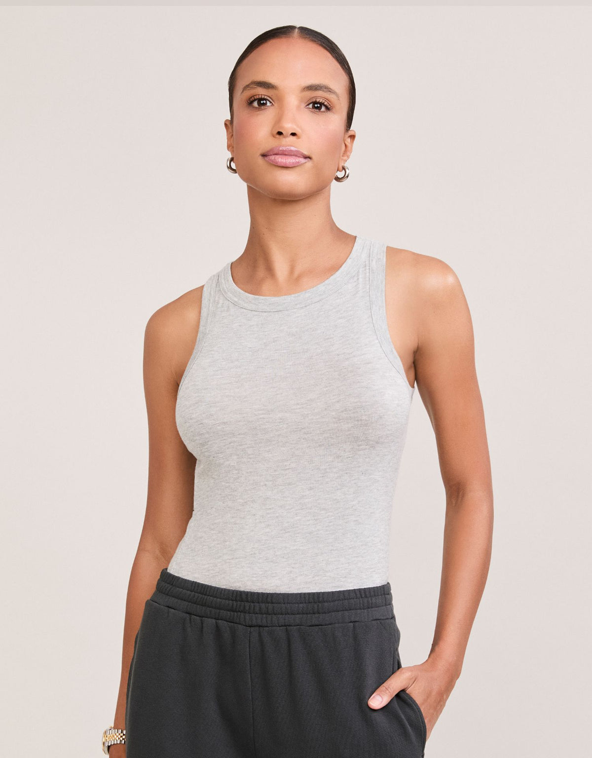 Asheville Tank Heather Grey