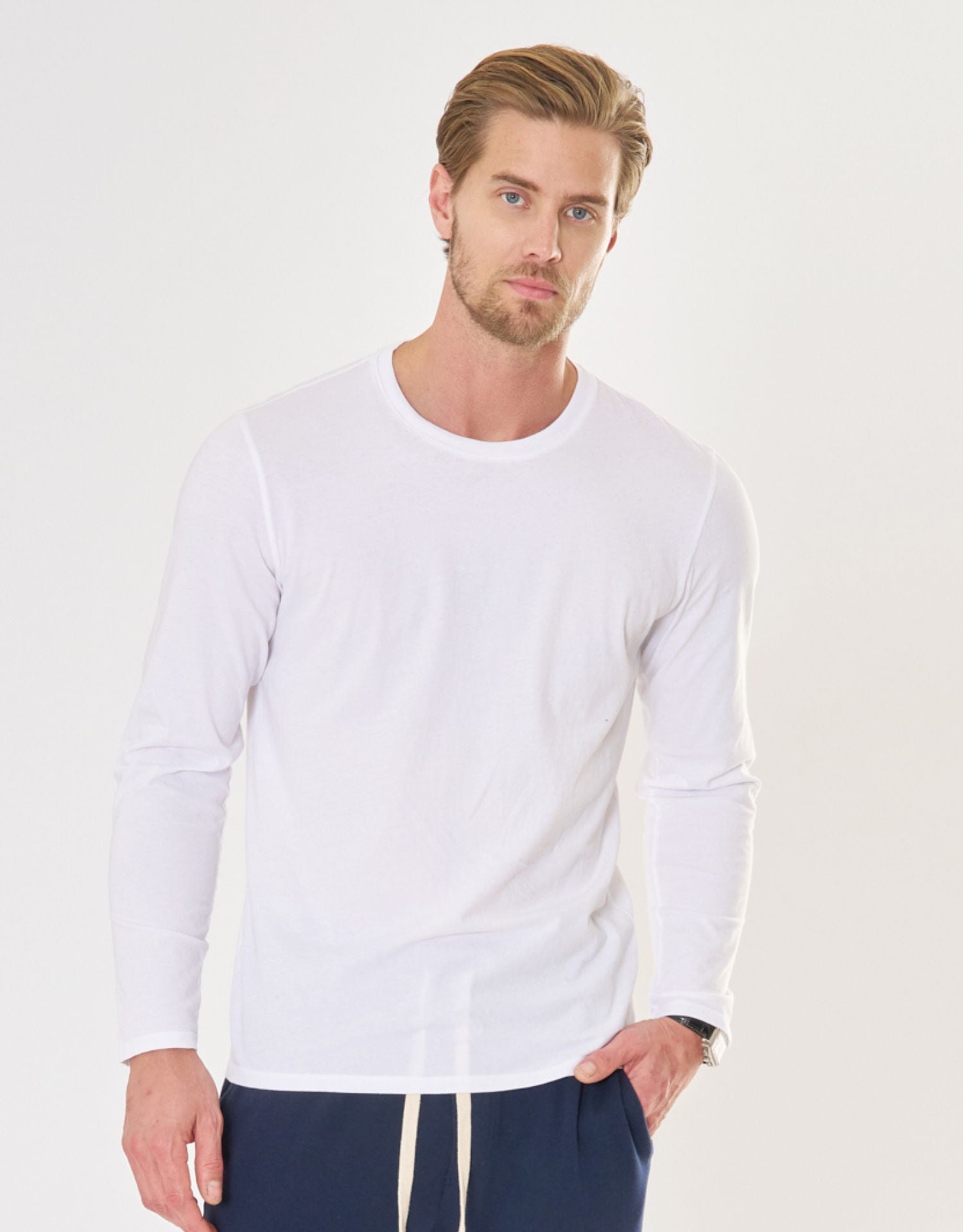 Venice Long Sleeve Tee - White