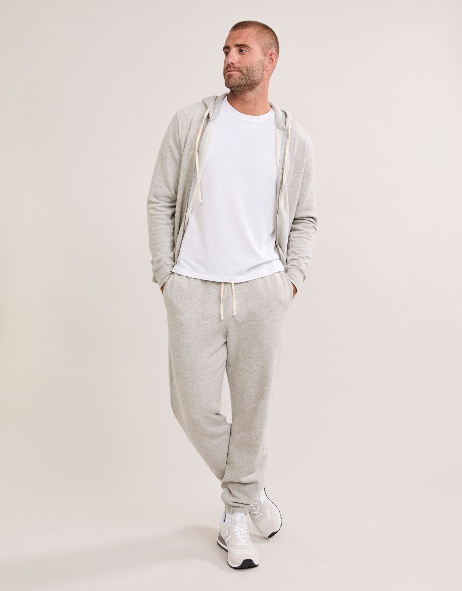 Georgetown Unisex Zip Hoodie - Heather Grey