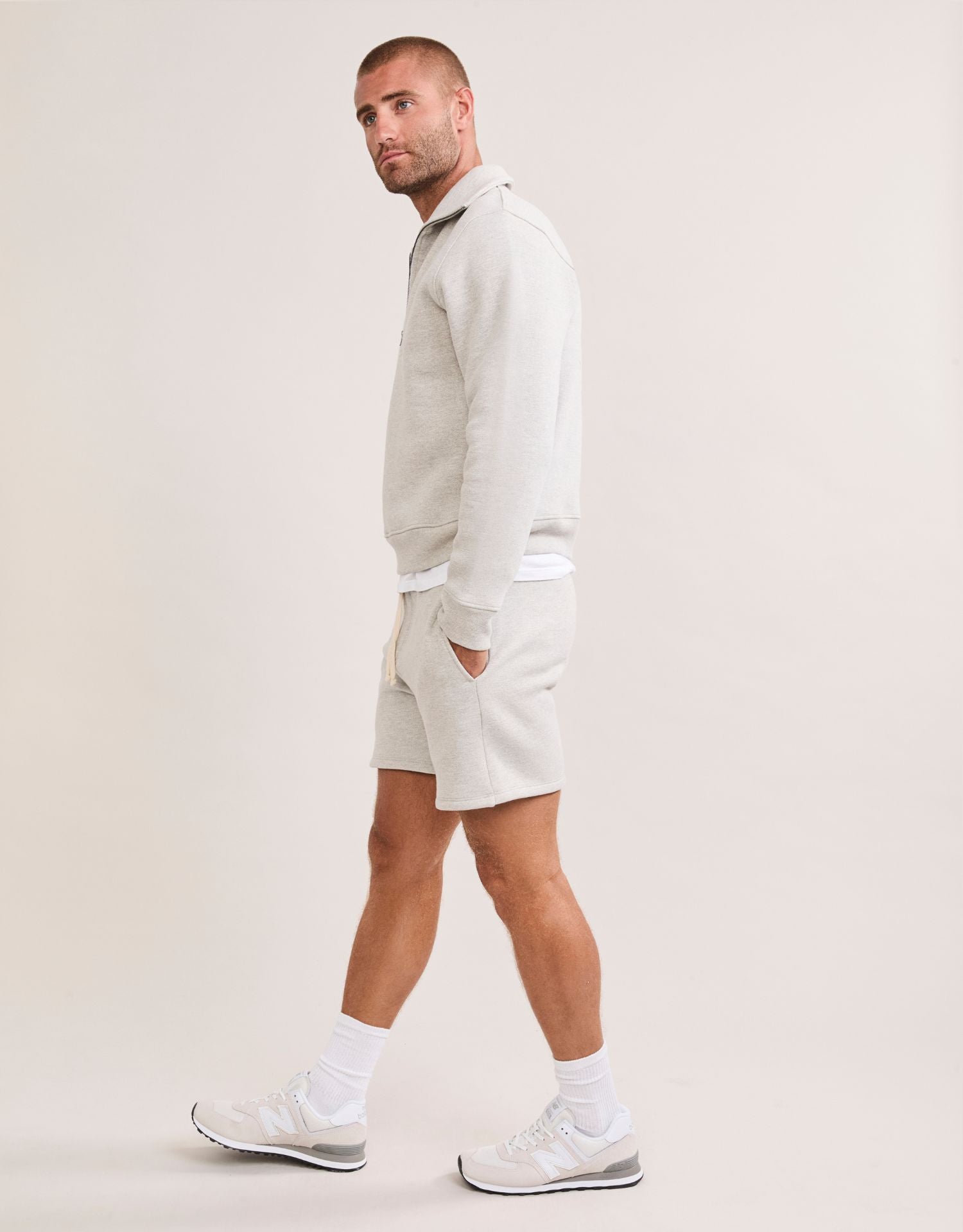 York Short - Heather Grey