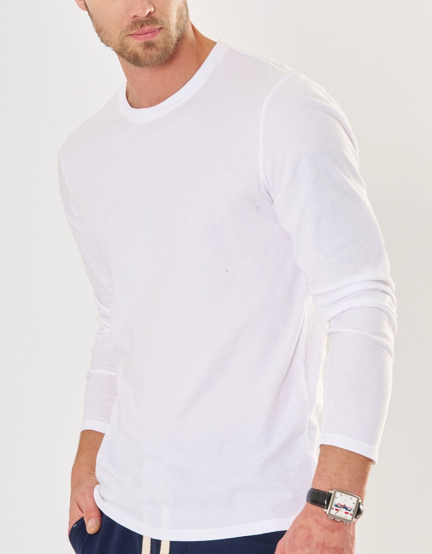 Venice Long Sleeve Tee - White